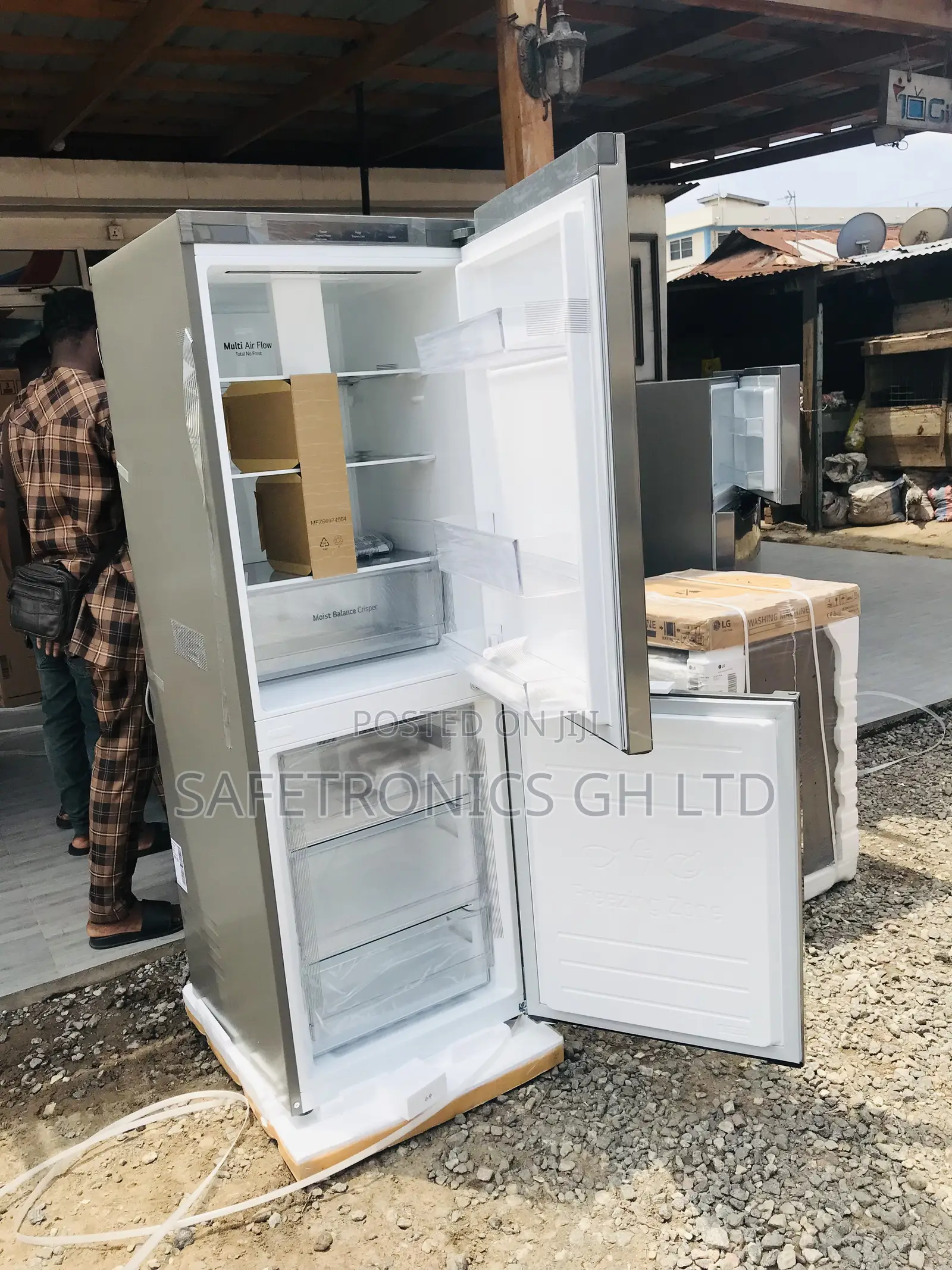Authentic New  Bottomfreezer GN-399NLJM (Gray) Fridge 
