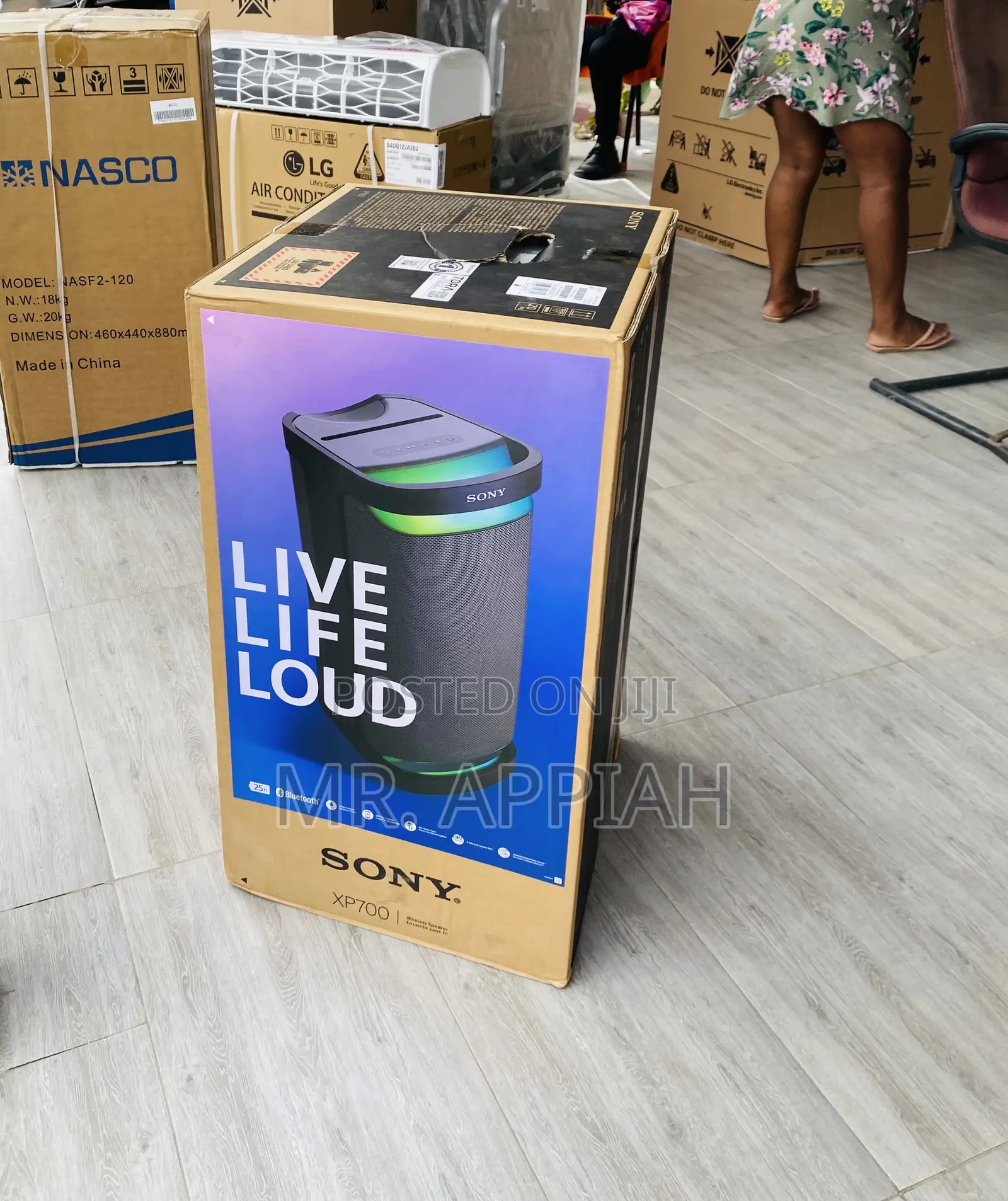 Sealed in Box Sony SRS Xp700 Wireless Bluetooth Speaker.
