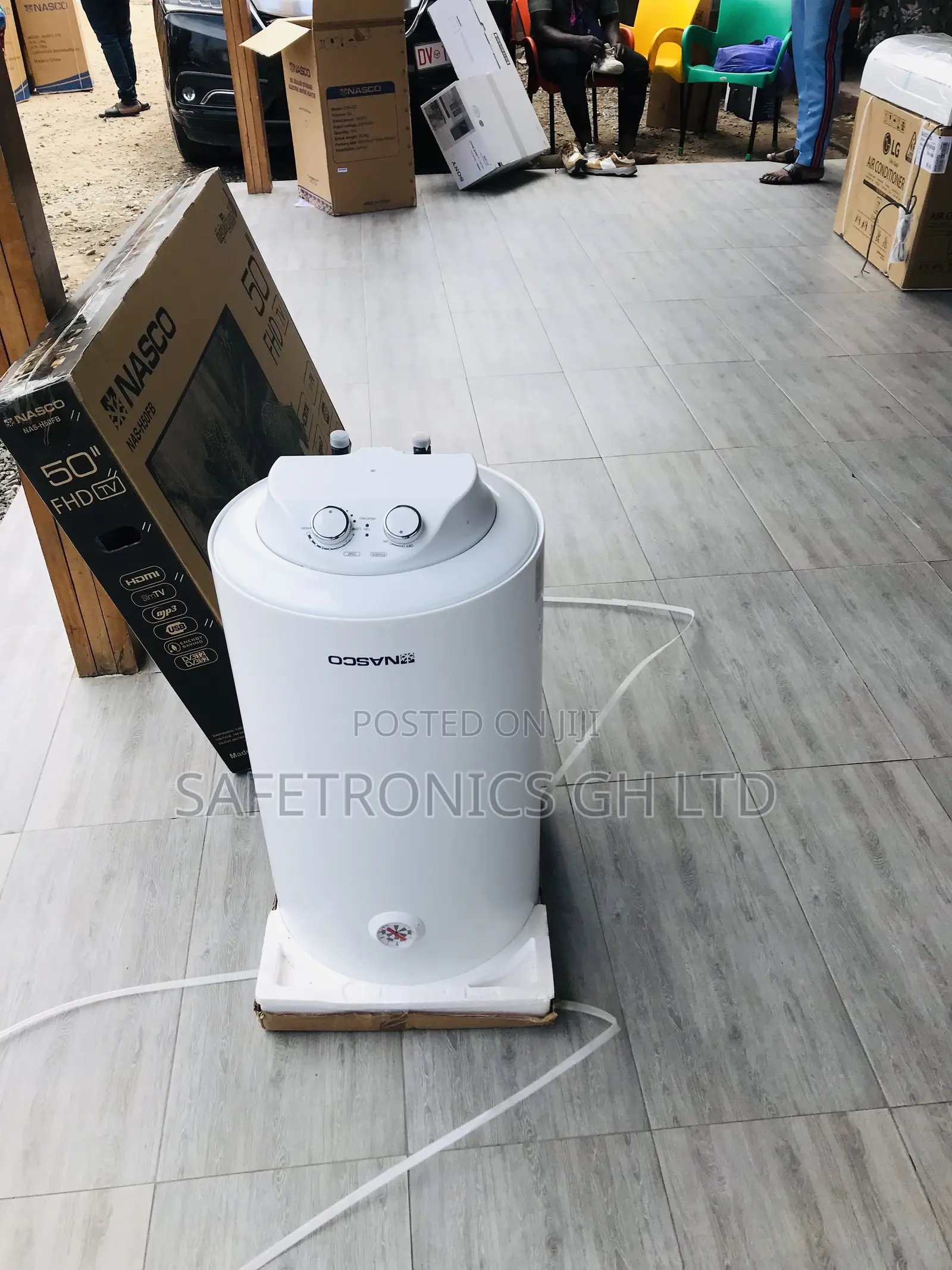 Affordable (White) 50 Liters Nasco Water Heater 