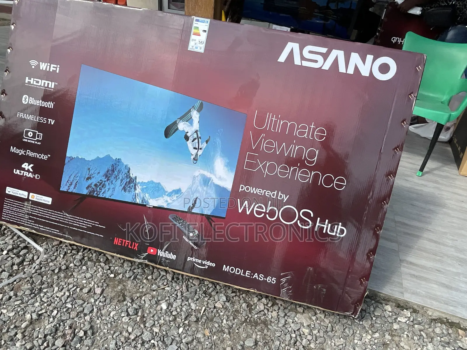 Ultimate Streaming 55inches Asano Smart Webos Tv