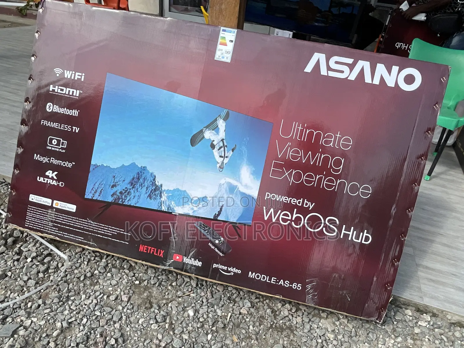 Ultimate Streaming 55inches Asano Smart Webos Tv