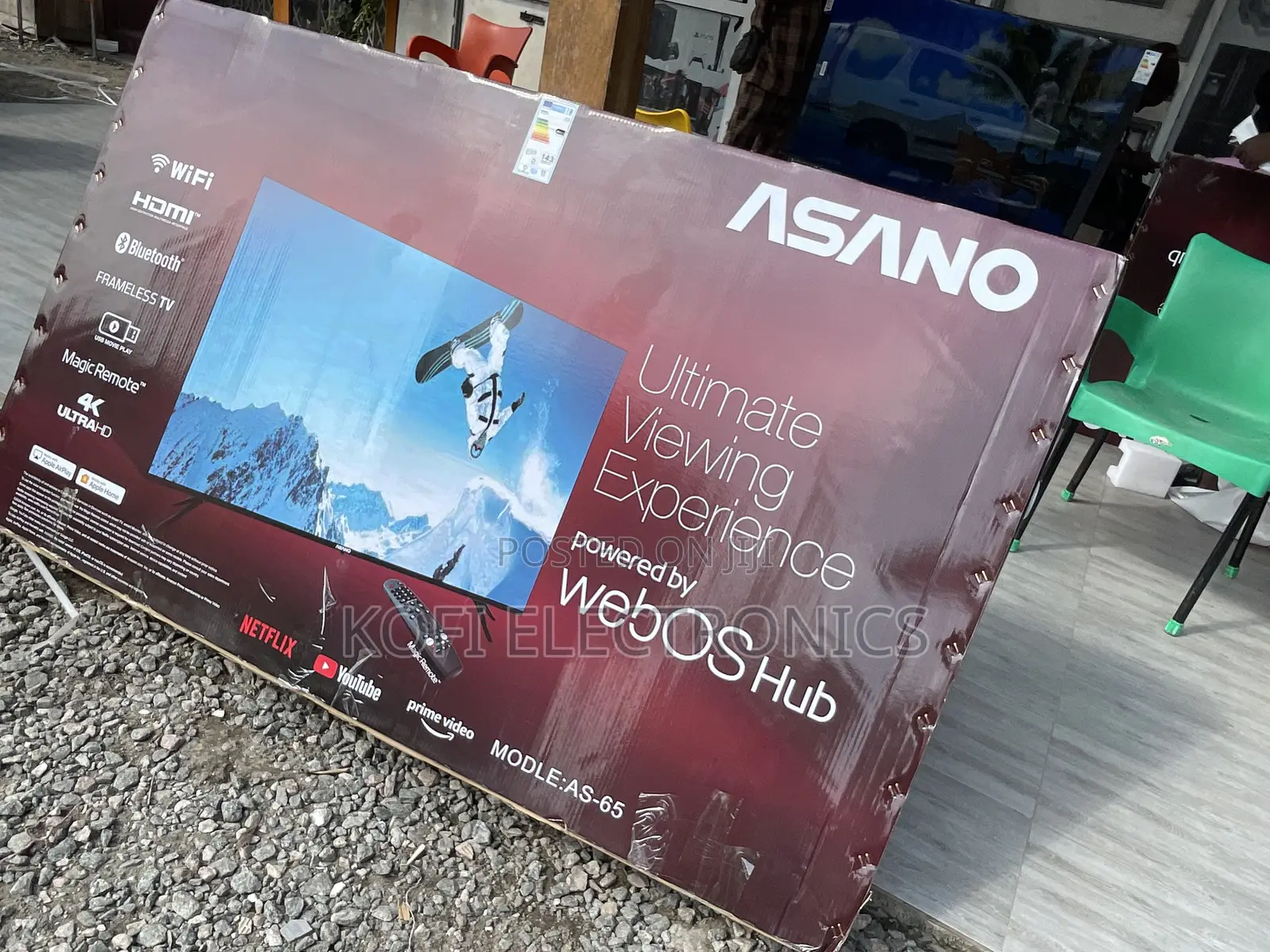 Equally Impressive Asano 65inches Smart Webos Tv