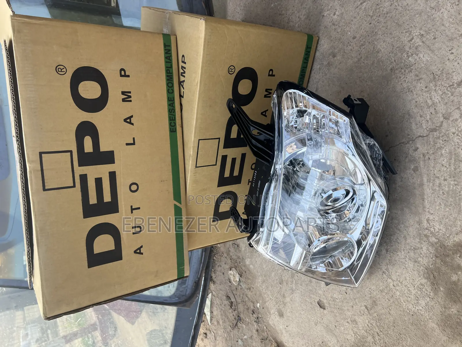 Mitsubishi Pajero Headlights Pair Depo 2011 2012 2013 2014