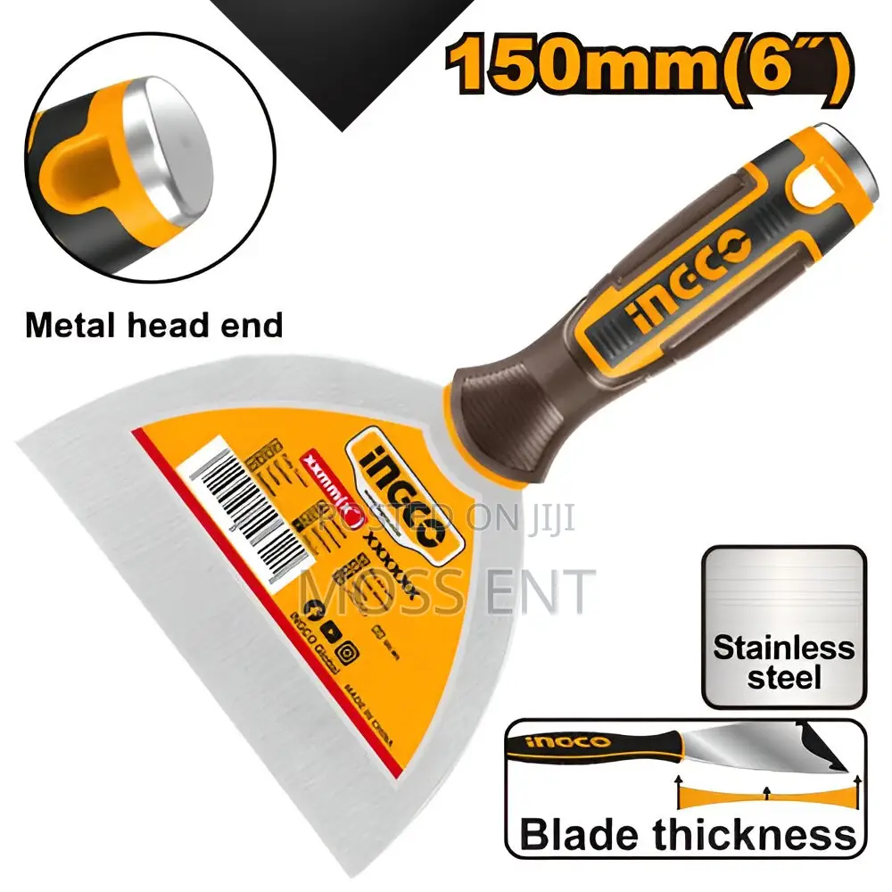 Putty Trowel With Rubber Handle 6" - Hput08150