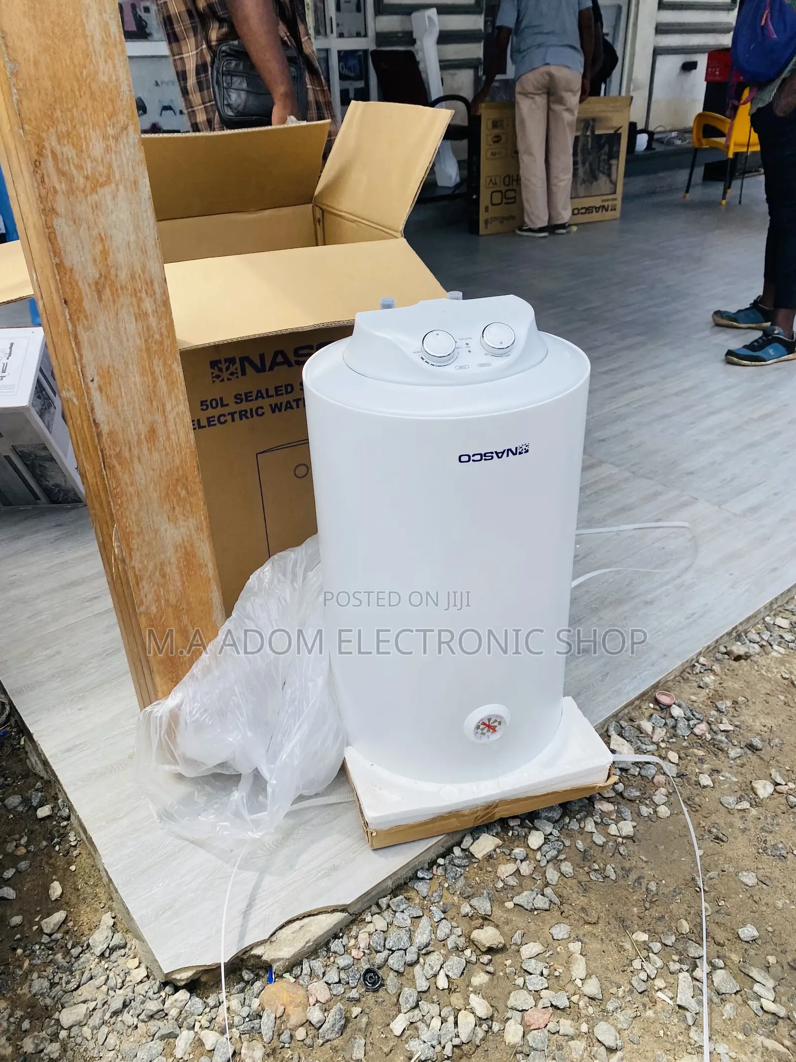 Durable and Affordable Nasco 50L Electric Water Heater.