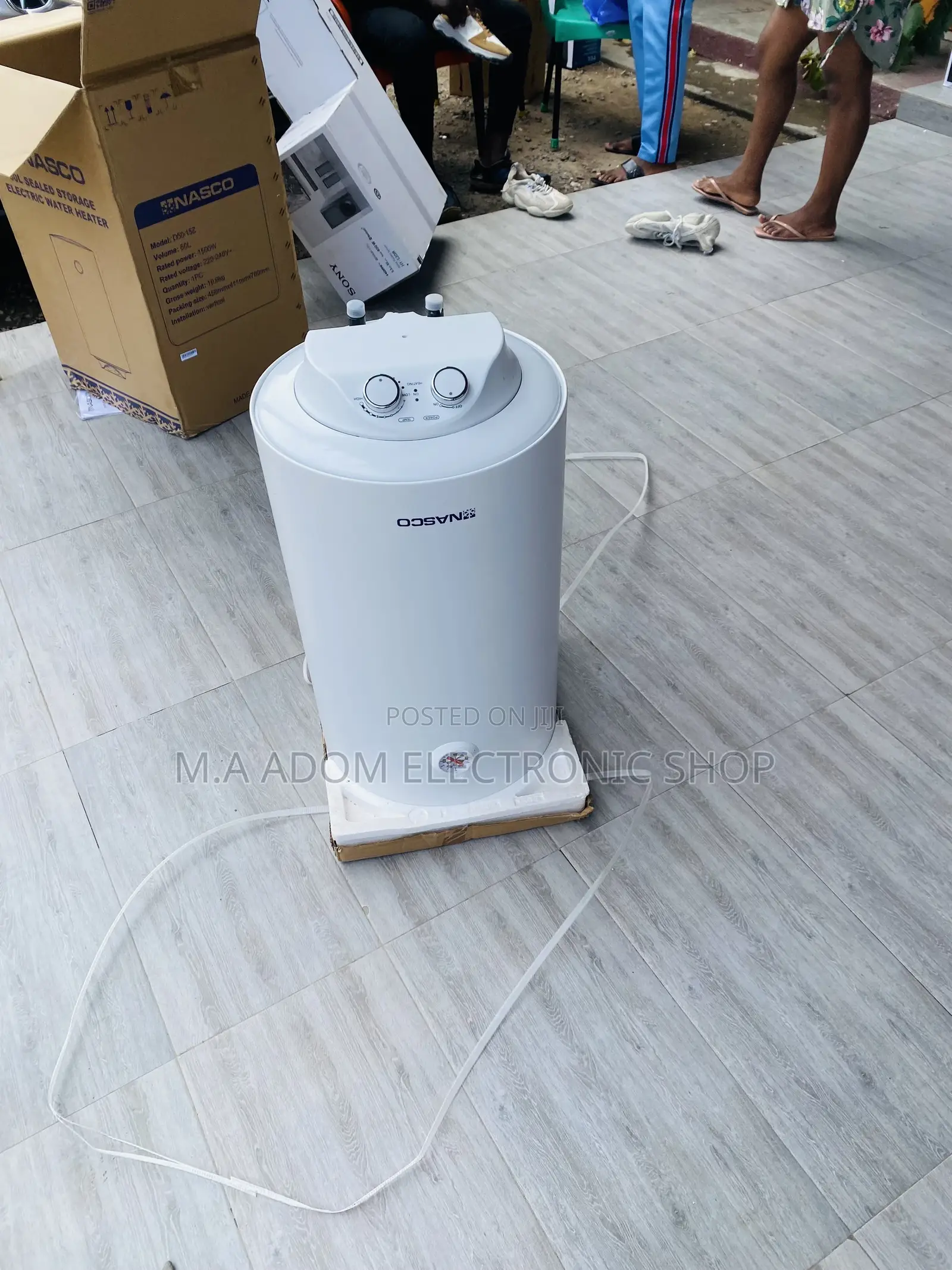 Sealed in Box Nasco 50ltrs Electric Water Heater.