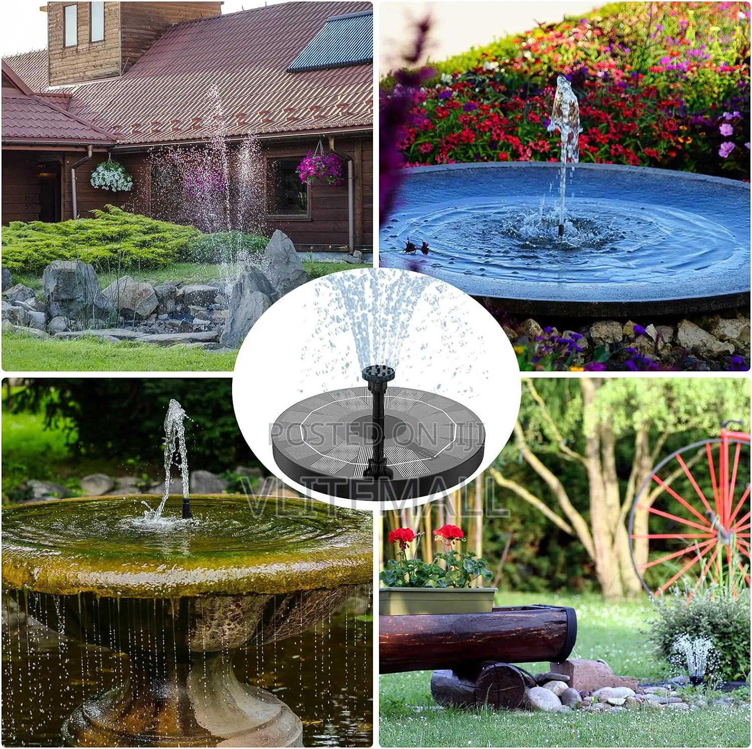 Solar Floating Fountain Pump