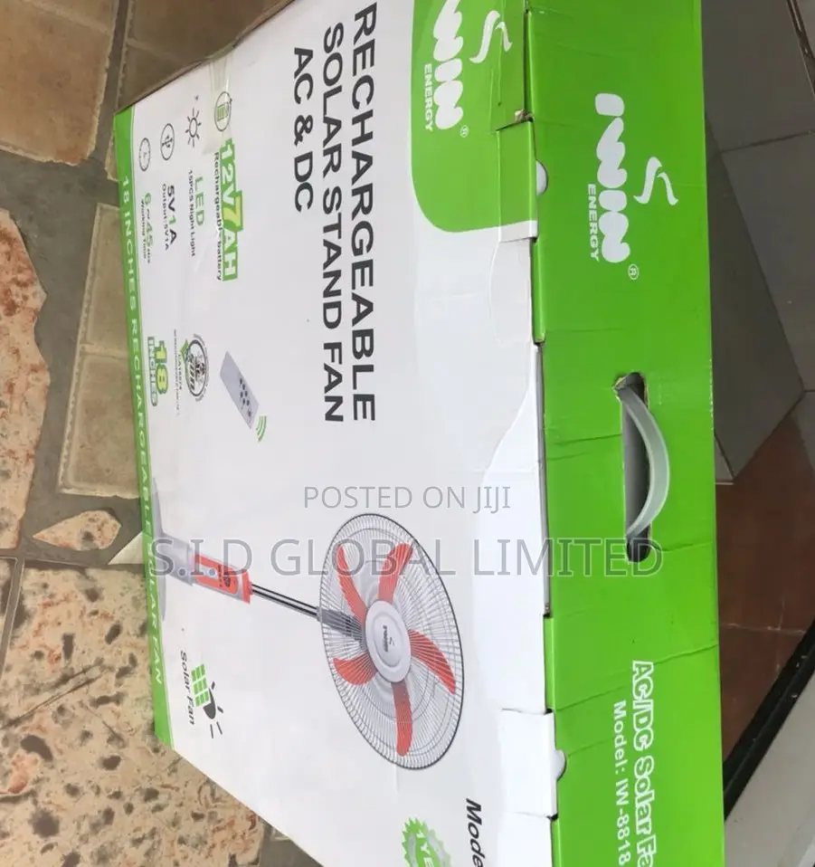 Fabulous 18'' IWIN Solar Rechargeable Stan Stand
