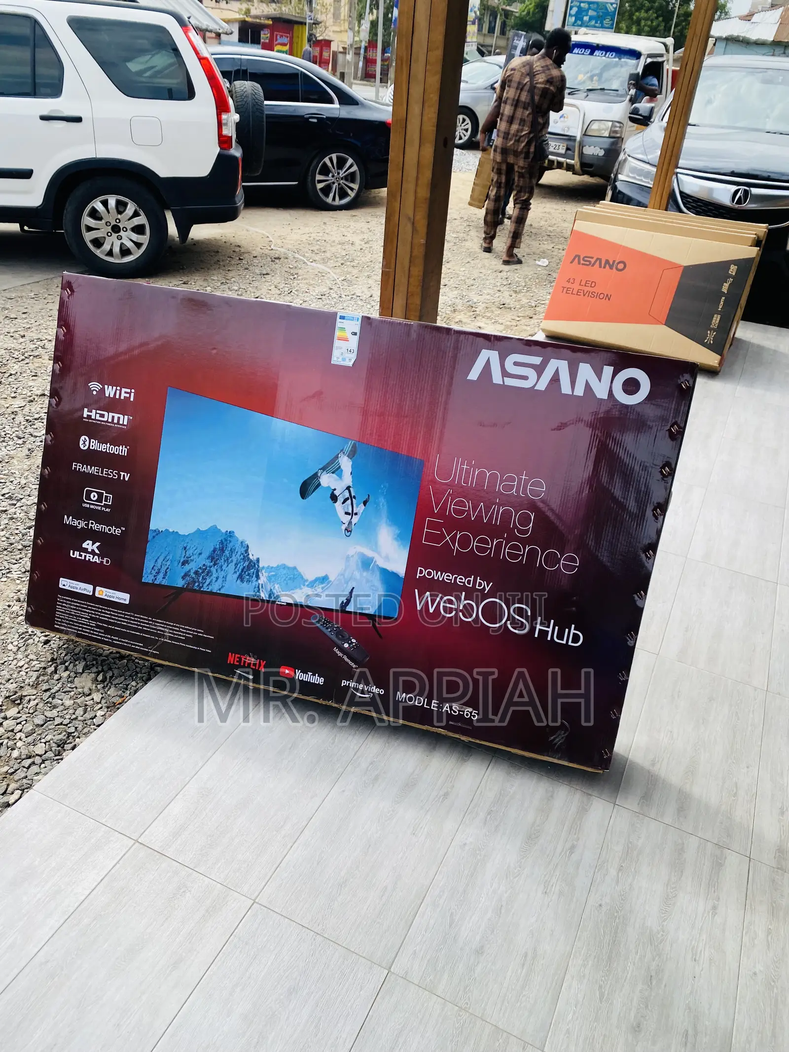 Authentic Asano 65 Inch Webos Uhd Ultra HD Smart Tv.