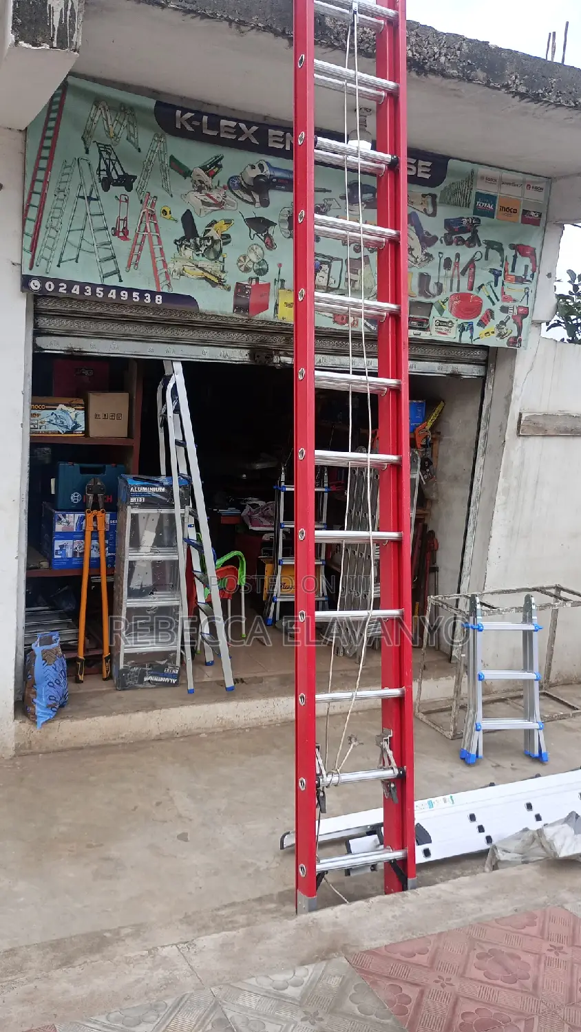 Fiberglass Ladder Extension