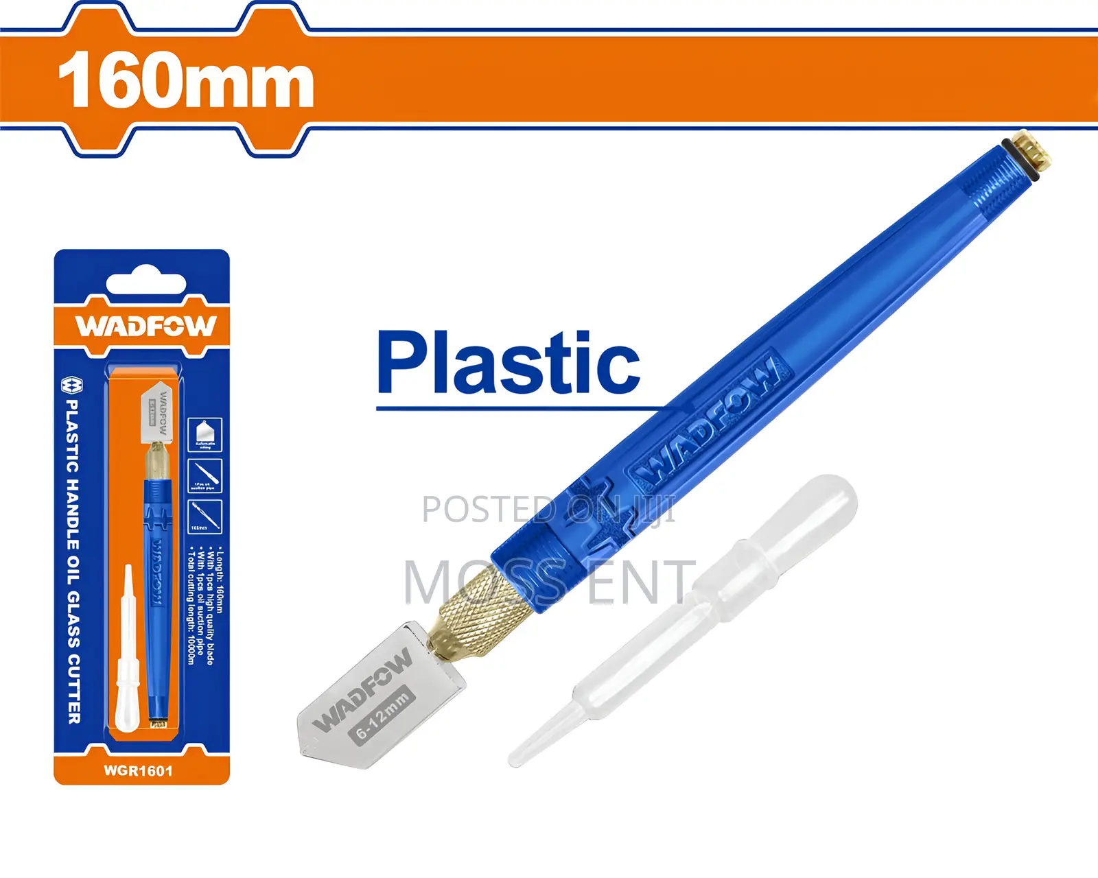 Plastic Handle Oil Glass Cutter - Wgr1601
