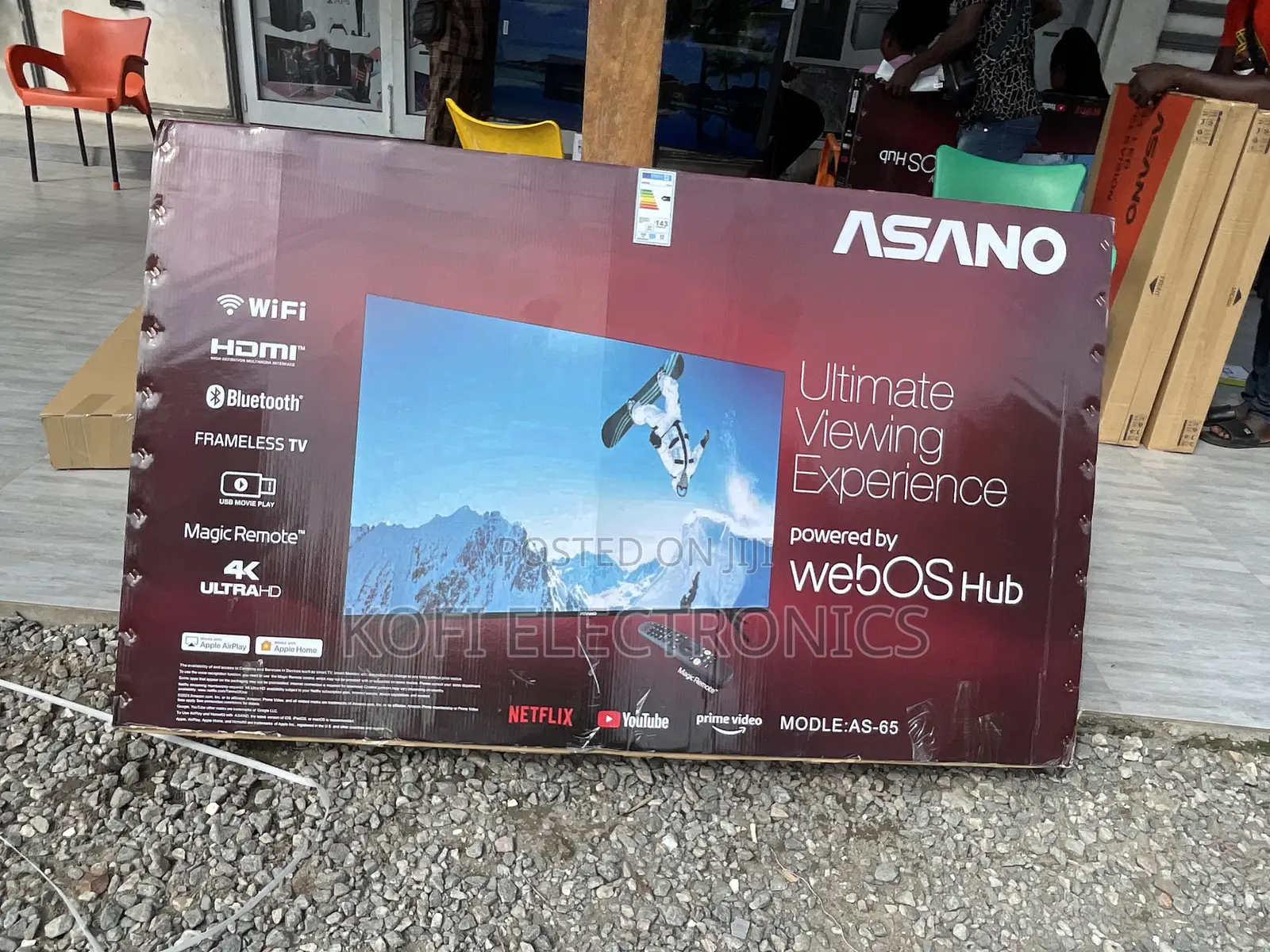 Webos 2024 Newest Model Asano 65 Inch Smart TV