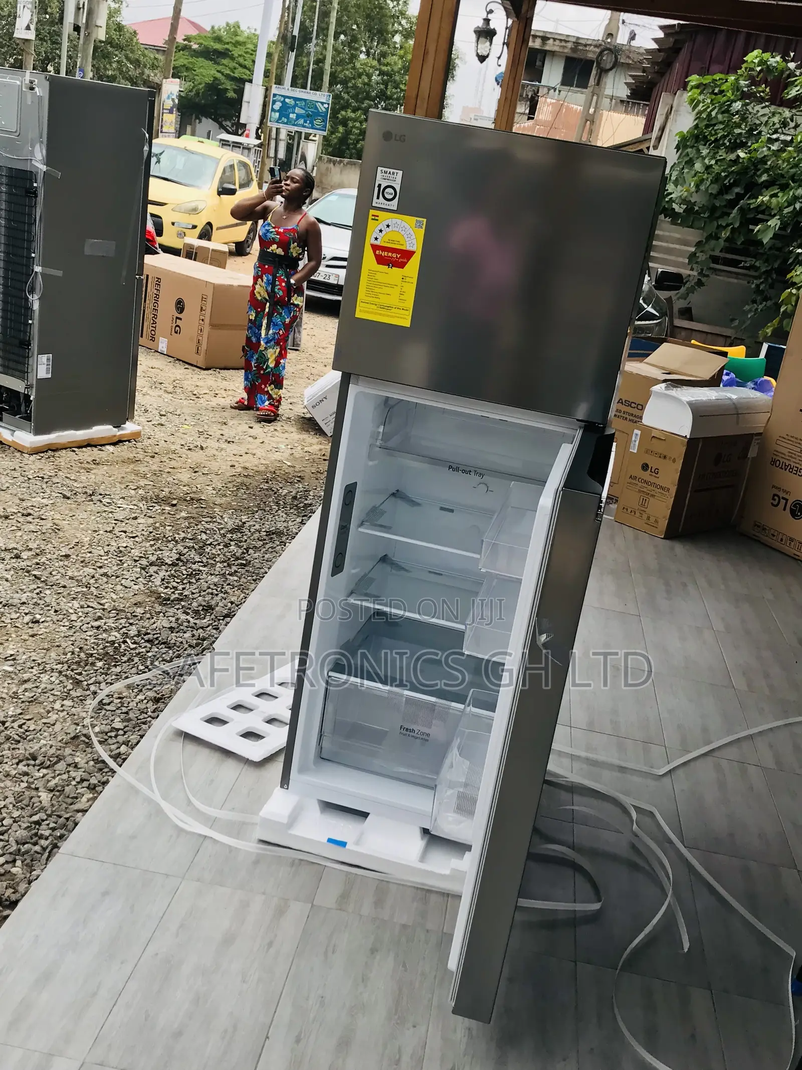 Best Quality LG (Gray) Doubledoor Topfreezer GN-B312PLGB 