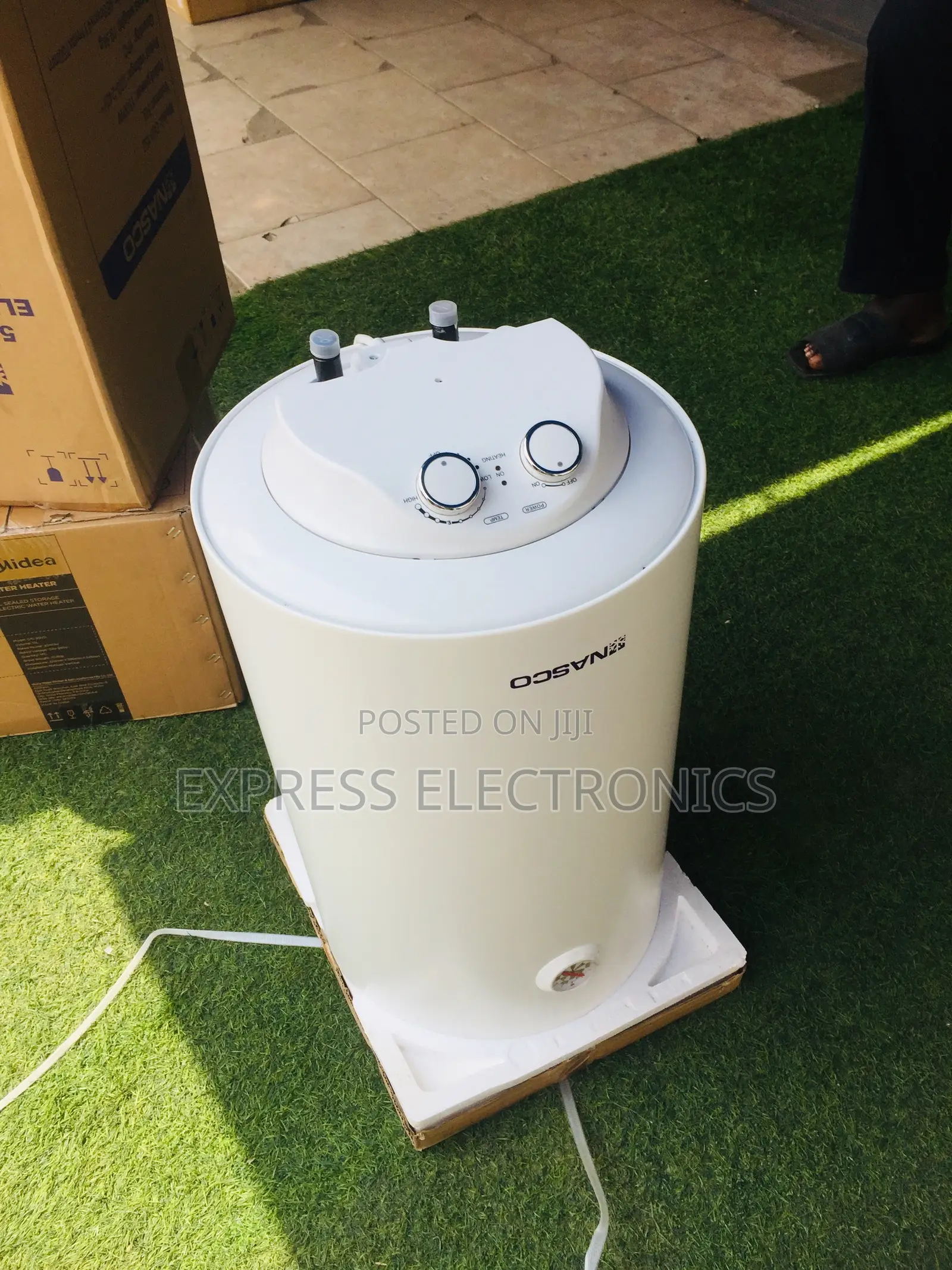 A New Nasco Water Heater 50L White