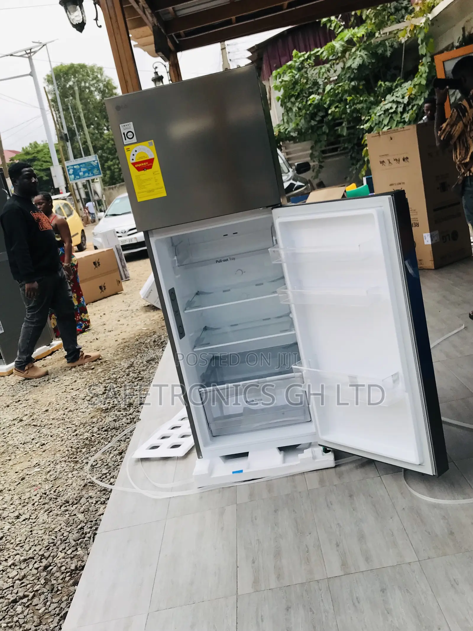 High Quality LG Doubledoor GN-312PLGB Topfreezer (Gray) 