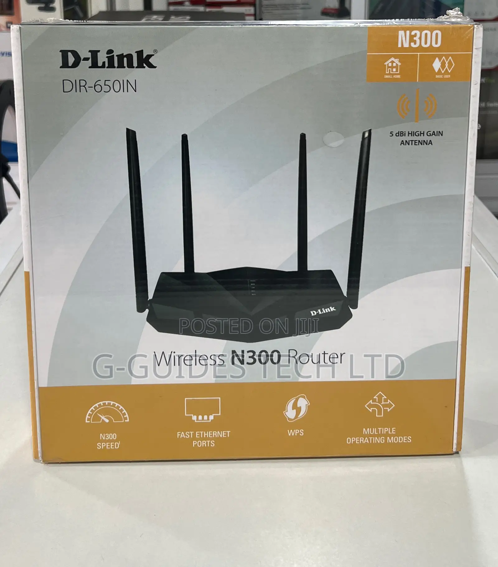 D-Link Wireless N300 High-Performance Router (DIR-650IN)