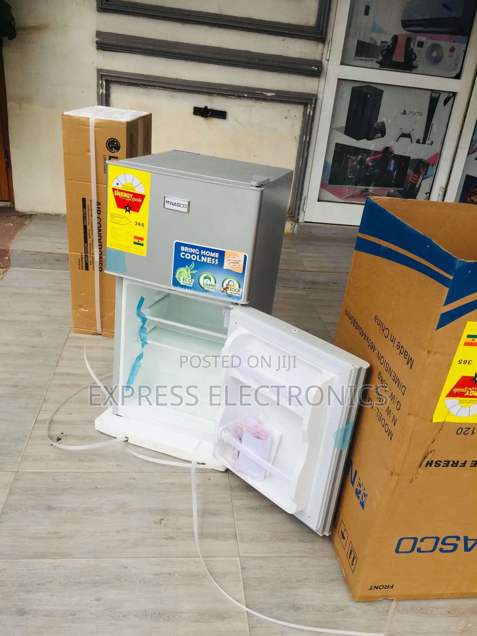 High Quality Sleek Double Door Fridge Nasco