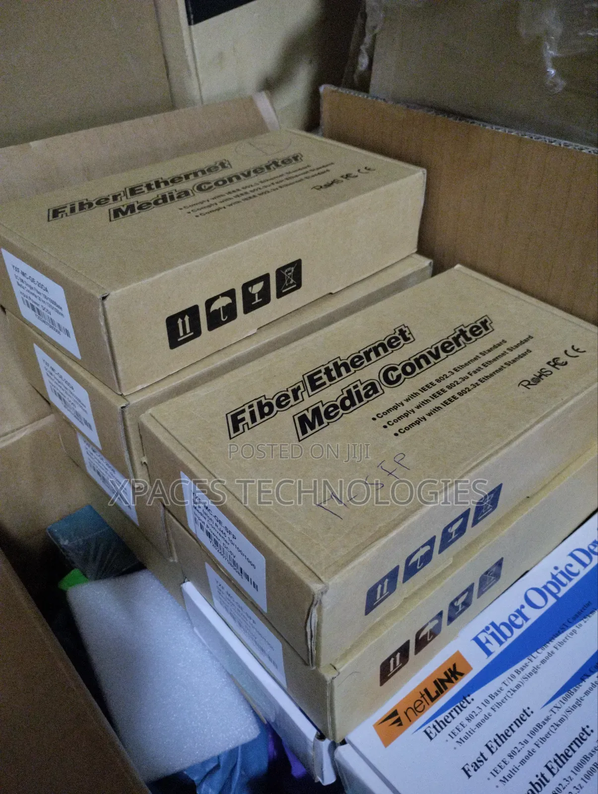 Fiber Media Converter Single Mode Gigabit a/B 10/100/1000