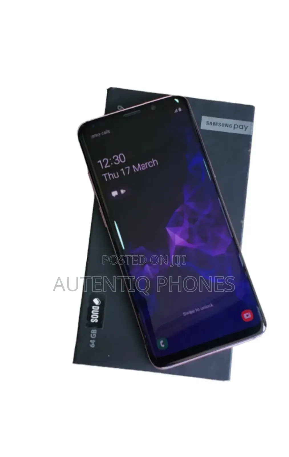 New Samsung Galaxy S9 64 GB Purple