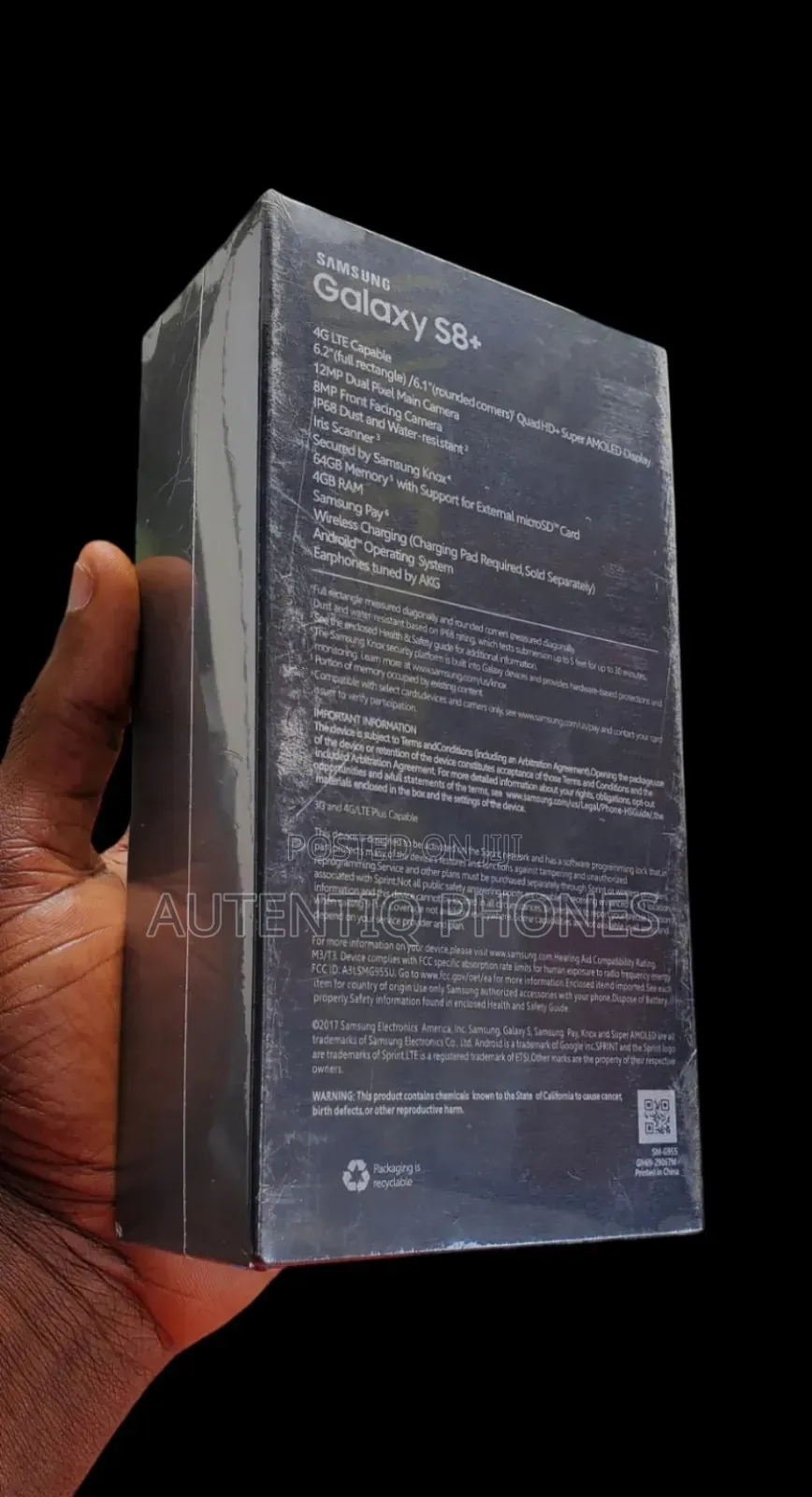 New Samsung Galaxy S8 64 GB Black