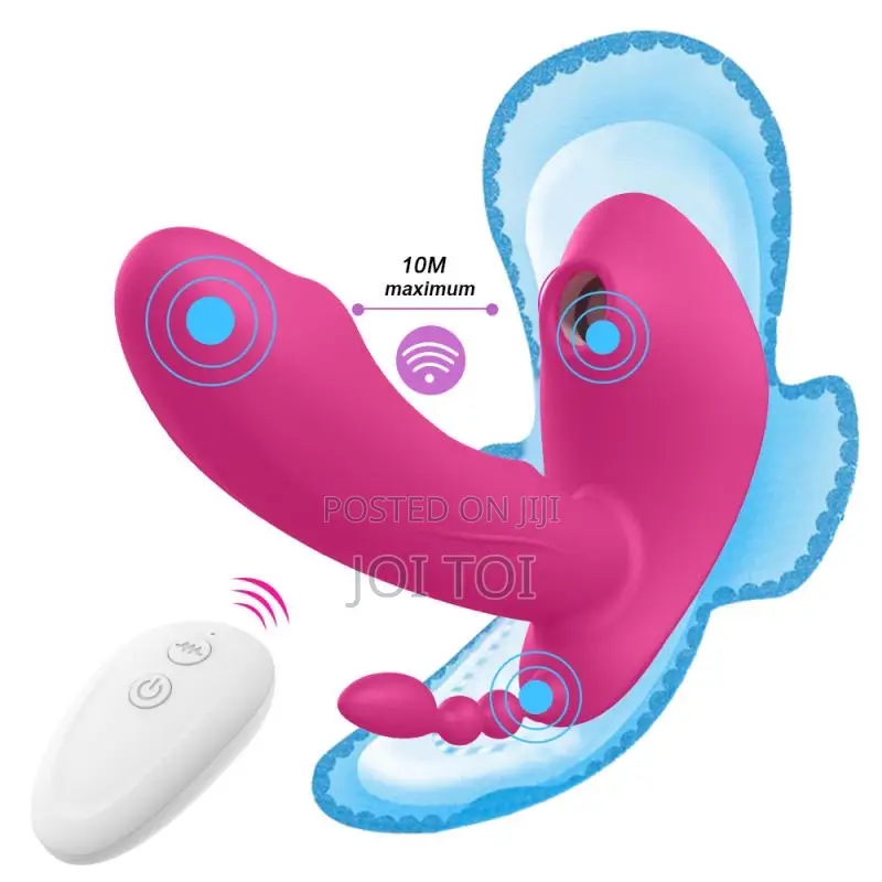 Remote Control Sucking Dildo