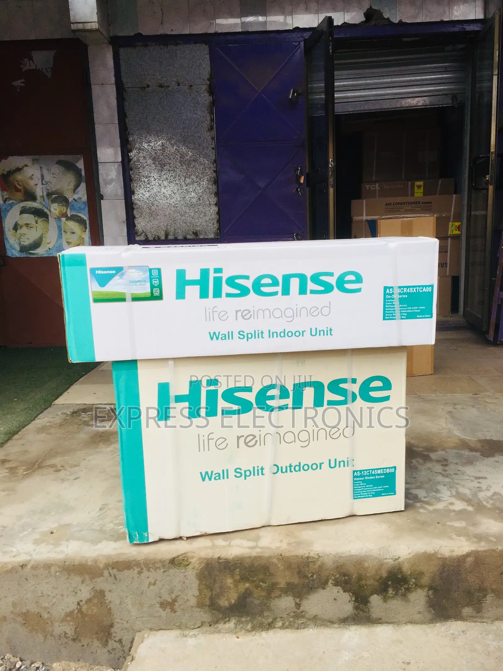 Eco Friendly Refrigerator Hisense Split 2.5hp R410 Gas.