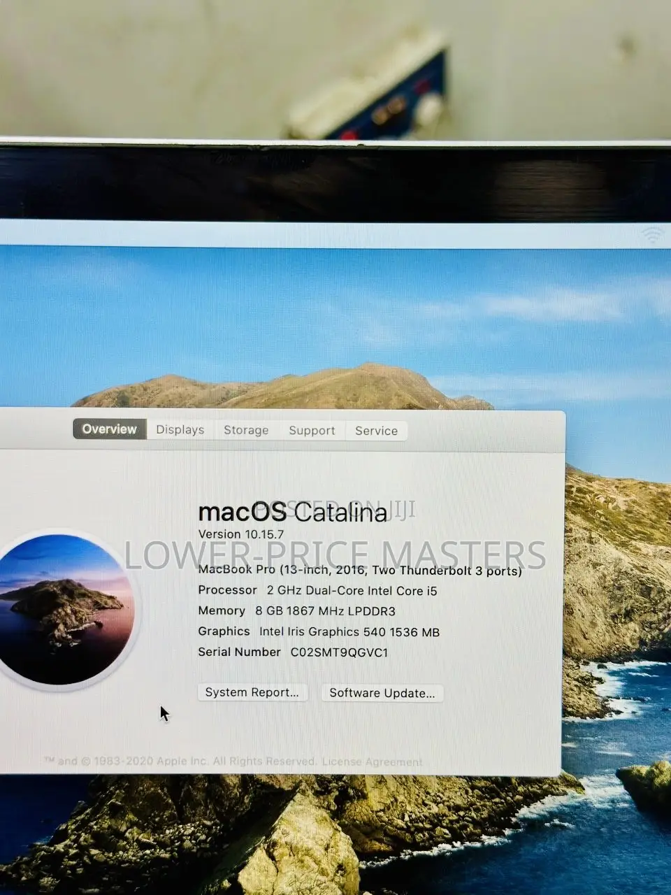 New Laptop Apple MacBook 2016 8GB Intel Core I5 SSD 256GB