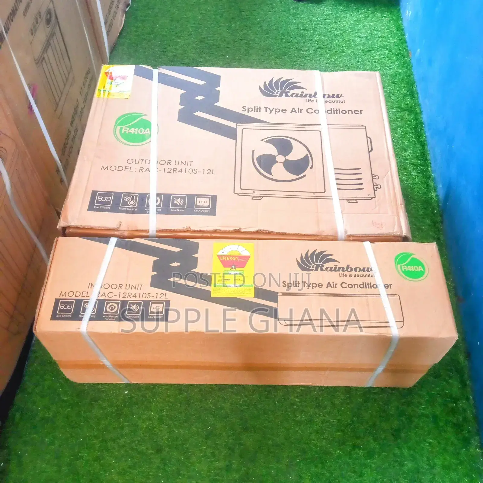 R410A Air Conditioner 1.5hp Rainbow Outdoor Unit and Indoor