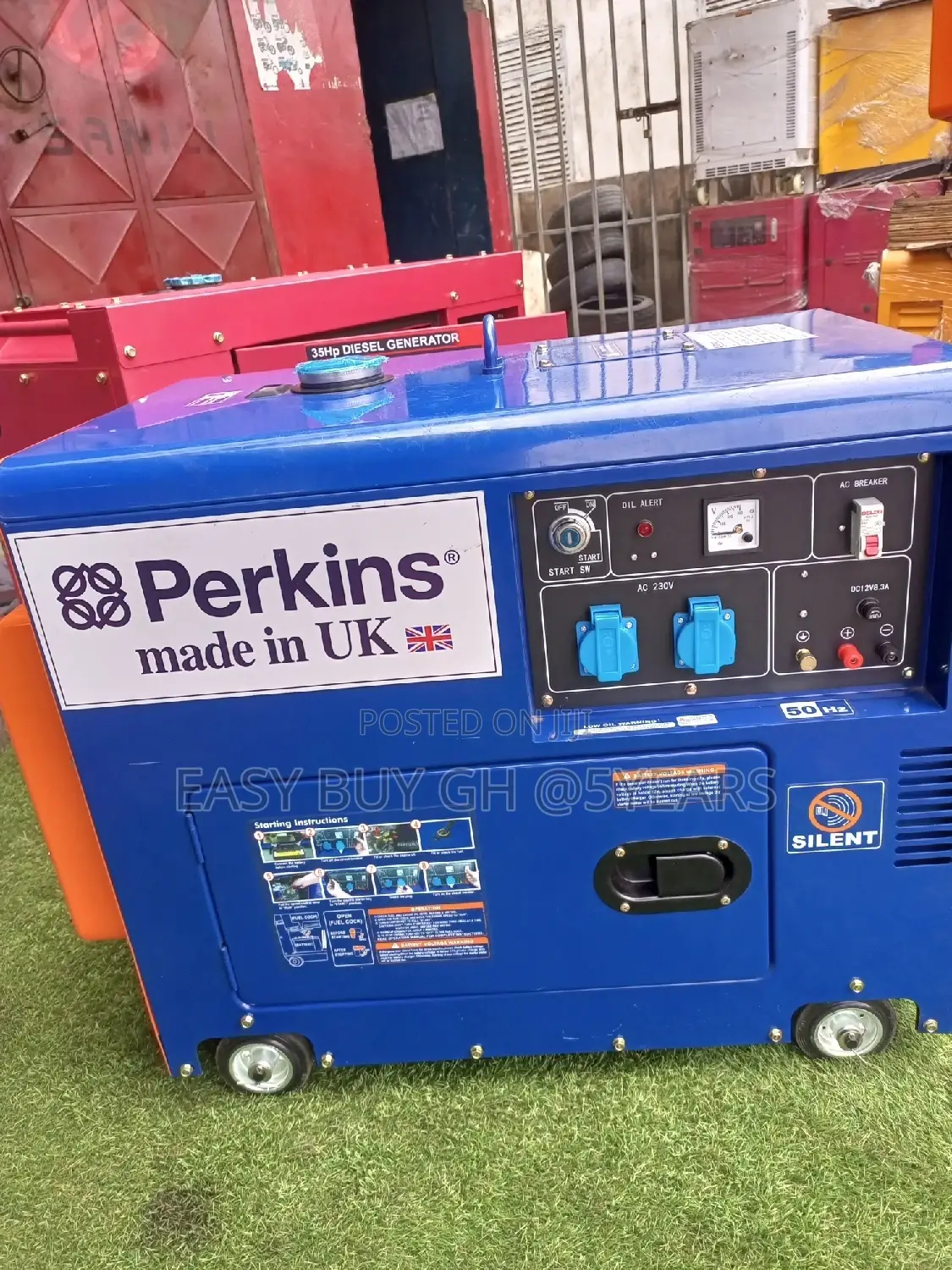 Original 10kva Perkins Generator Diesel Silent