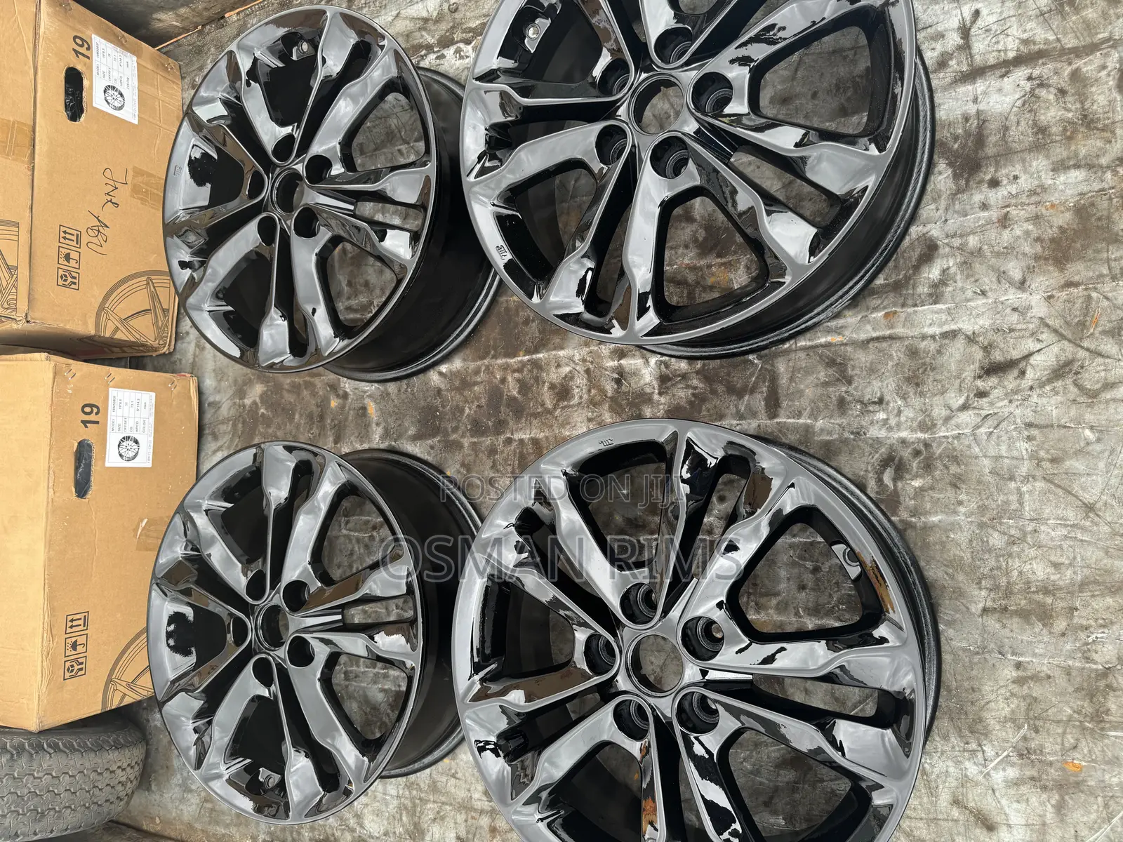 Black Rims Set