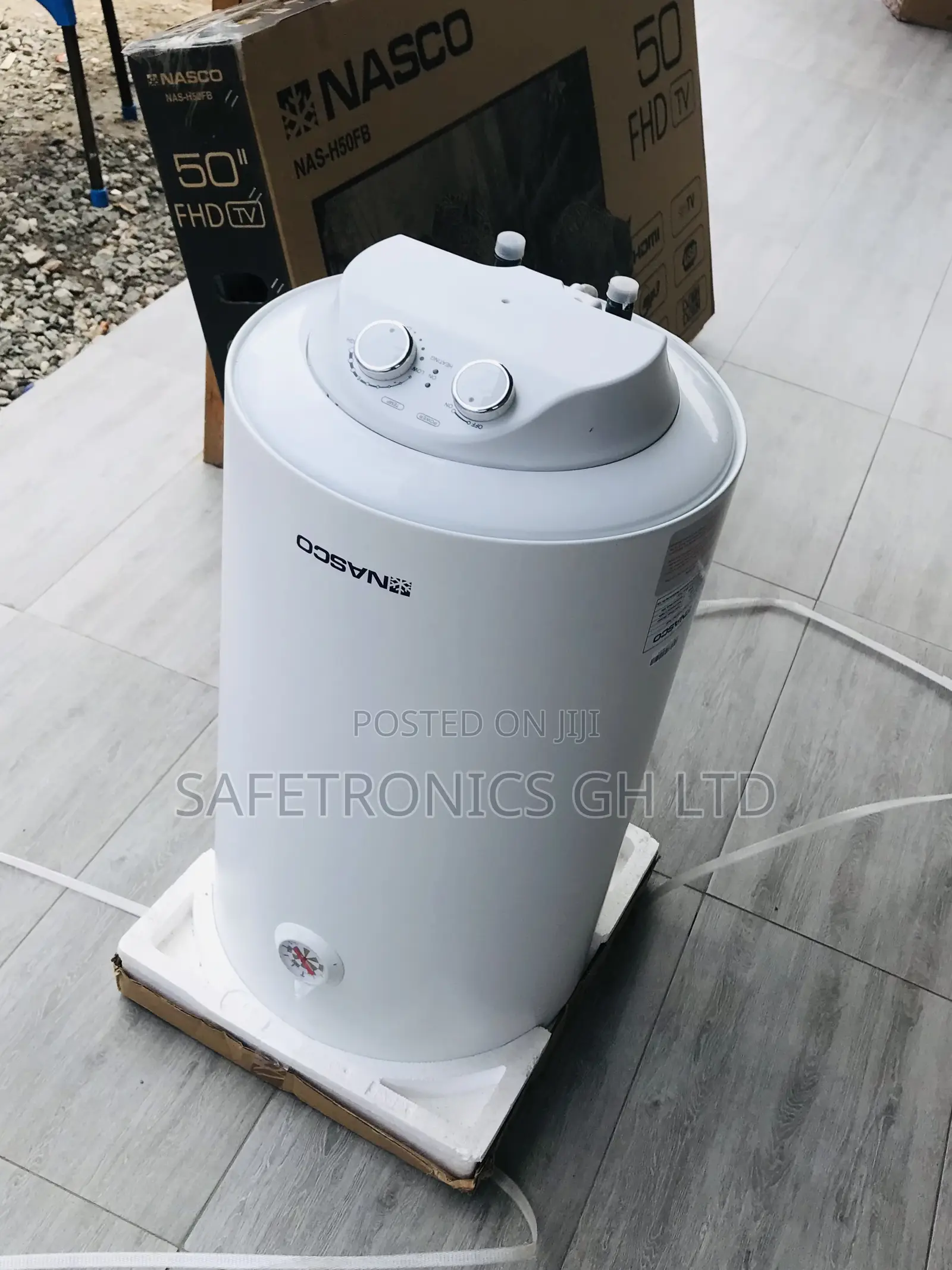 50 Liters Nasco Fabulous White Water Heater 