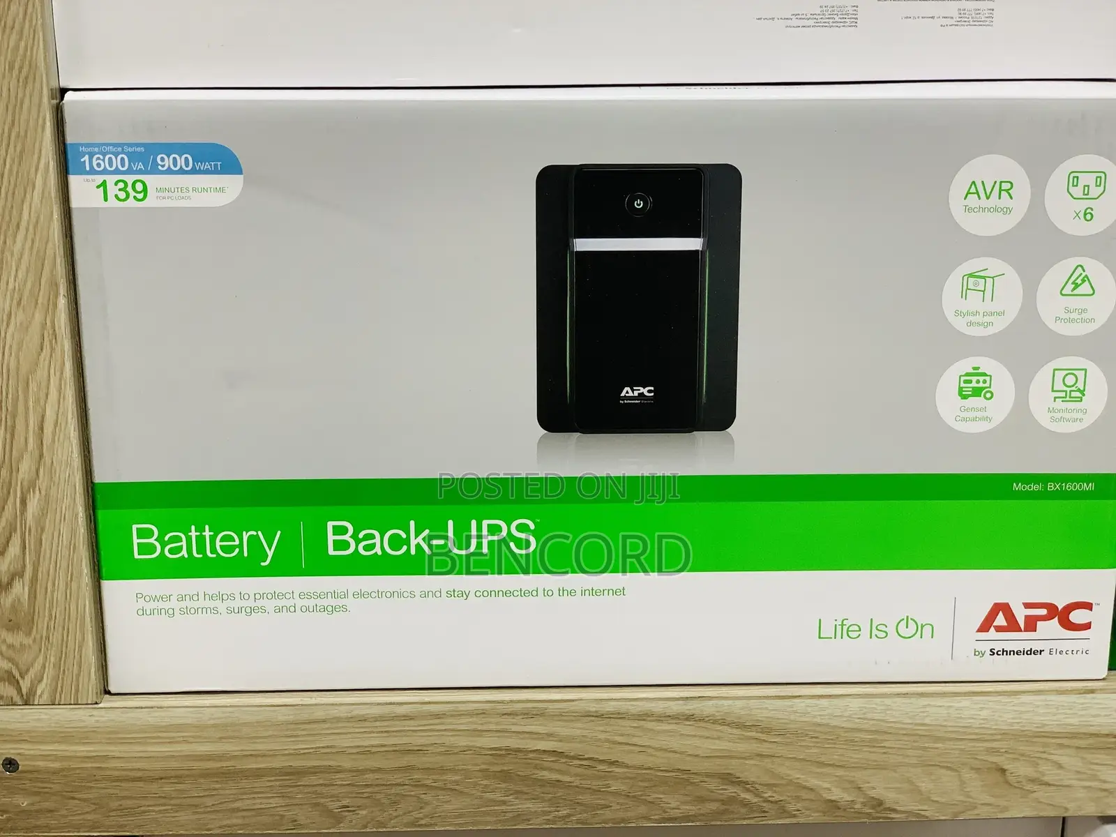 Apc Backup Ups 1600va / 900 Watts (Bx1600ml)