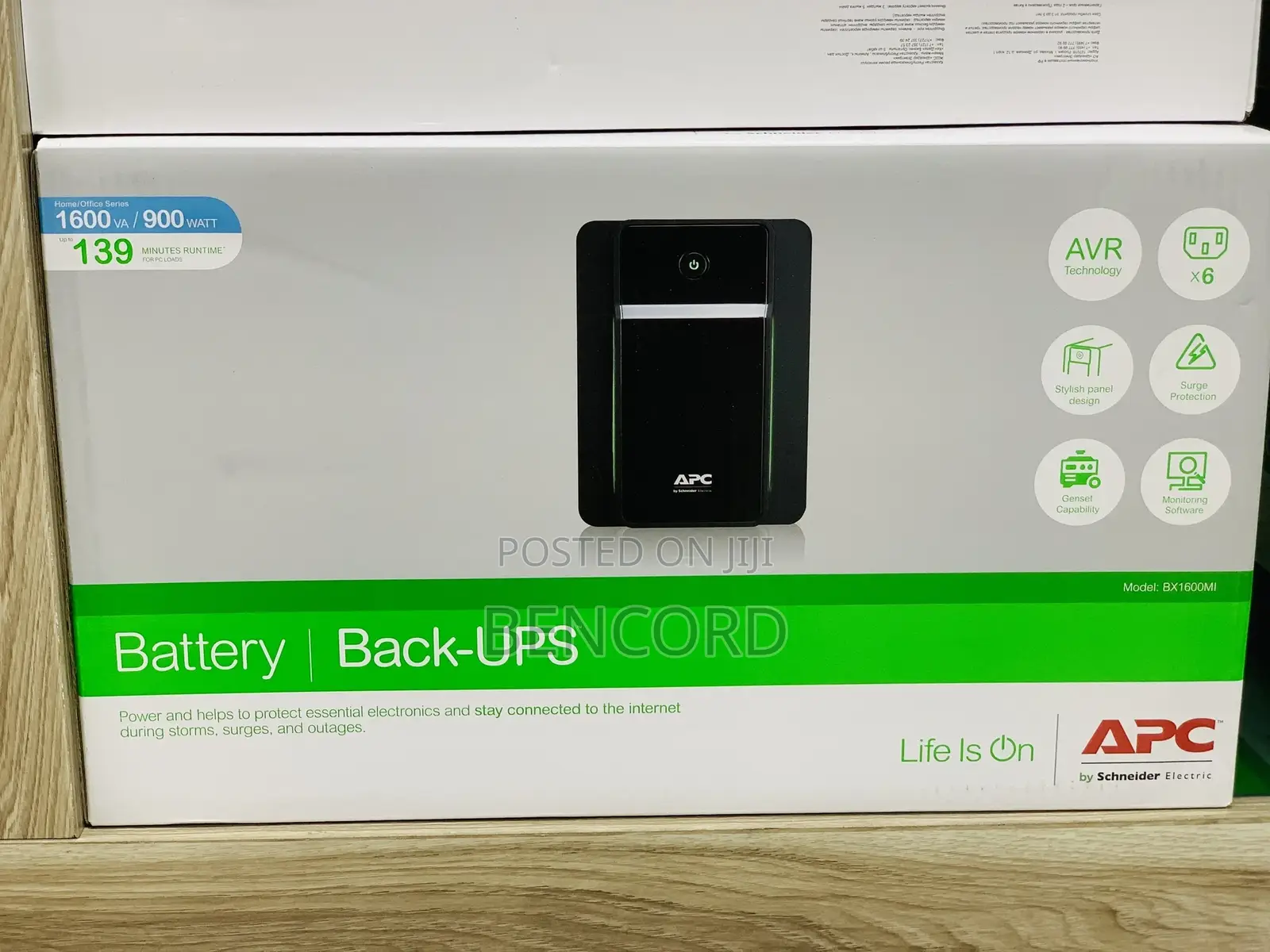 Apc Backup Ups 1600va / 900 Watts (Bx1600ml)