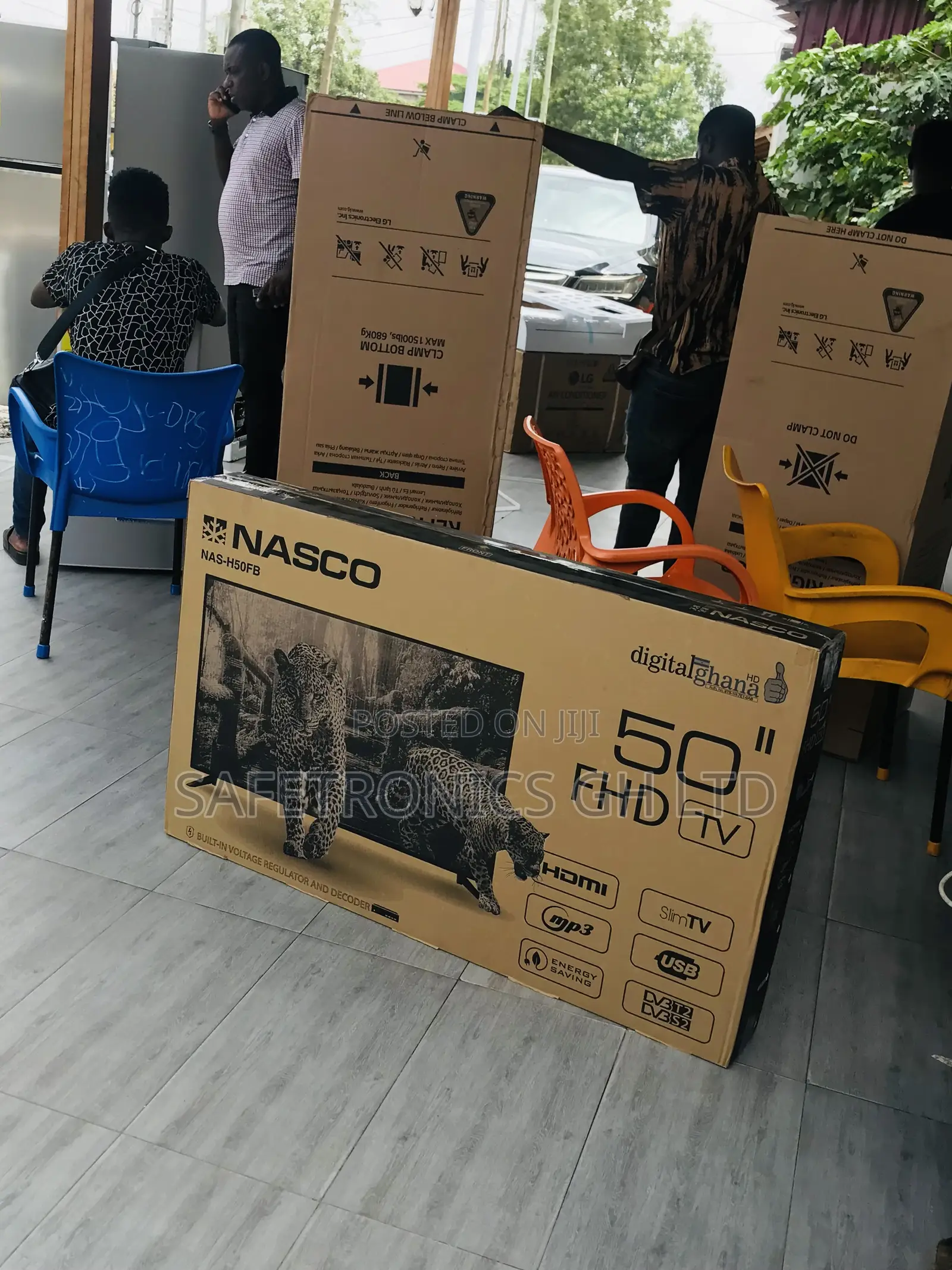Satellite Black Digital Nasco 50 Inch Sealed Tv