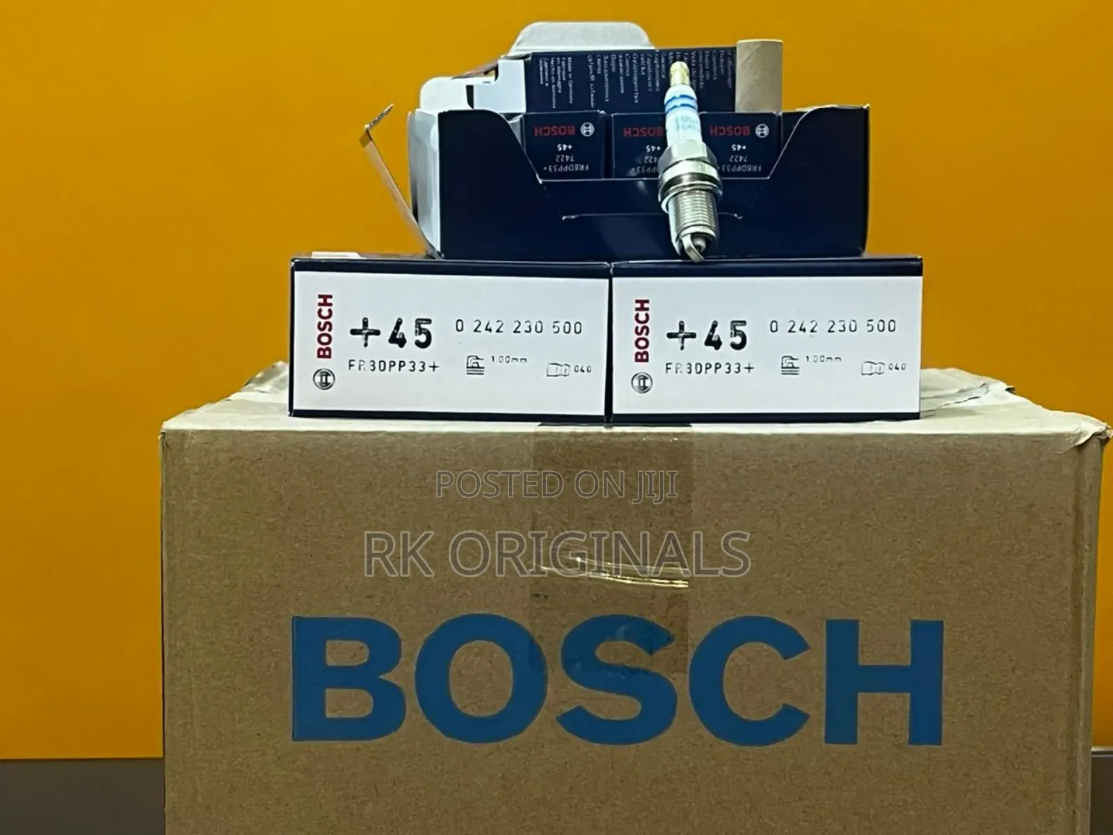 Bosch +45 X4pcs 16"16 Short Thread Spark Plugs Germany