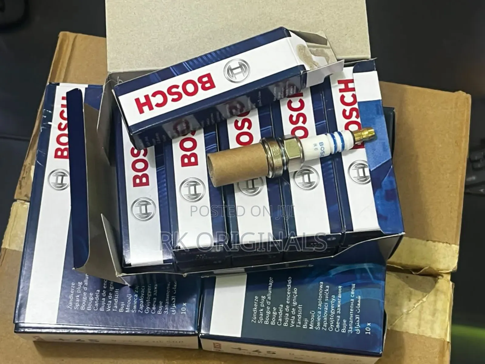 Bosch +45 X4pcs 16"16 Short Thread Spark Plugs Germany