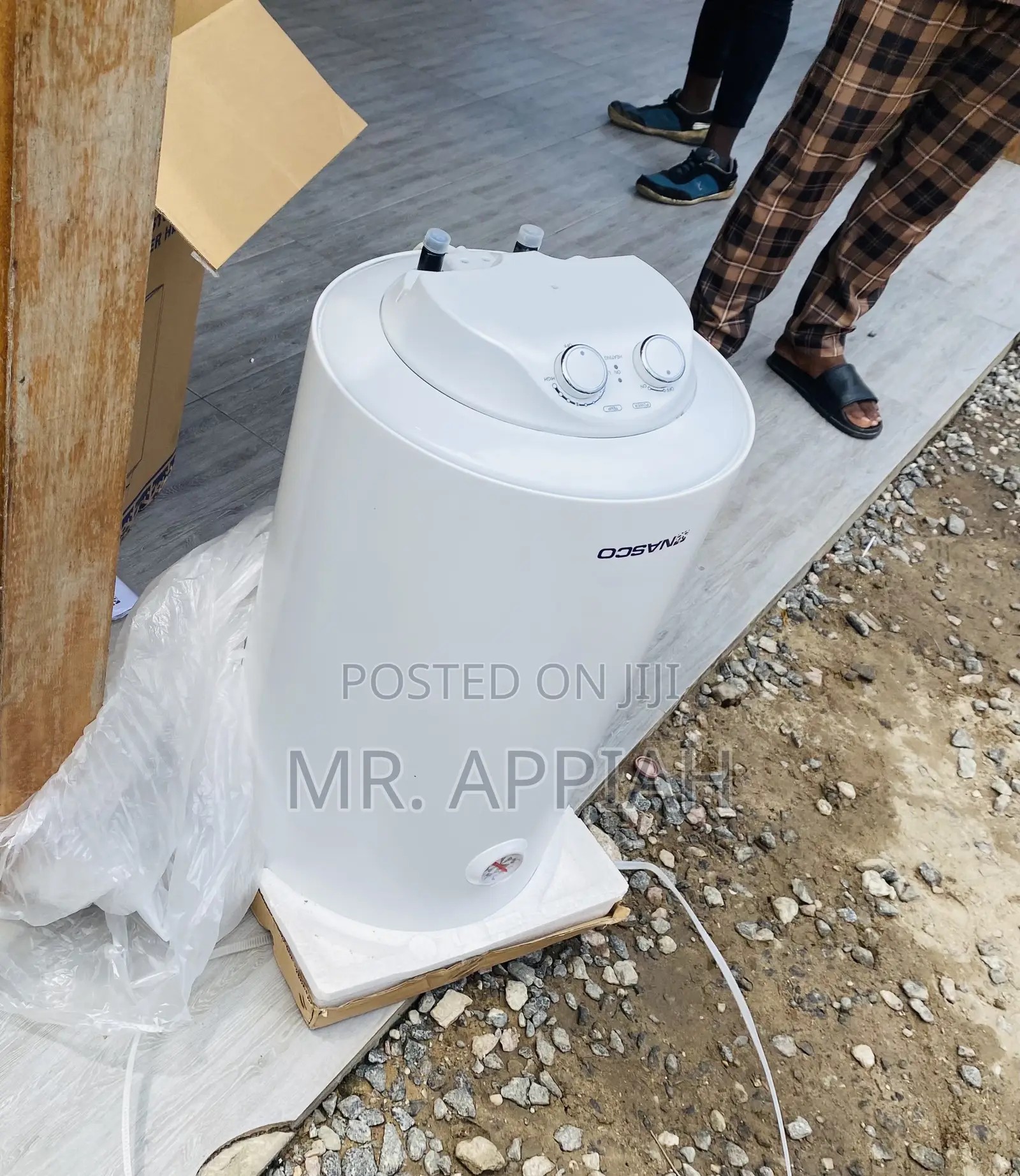 Authentic Nasco 50ltrs Electric Water Heater(White).