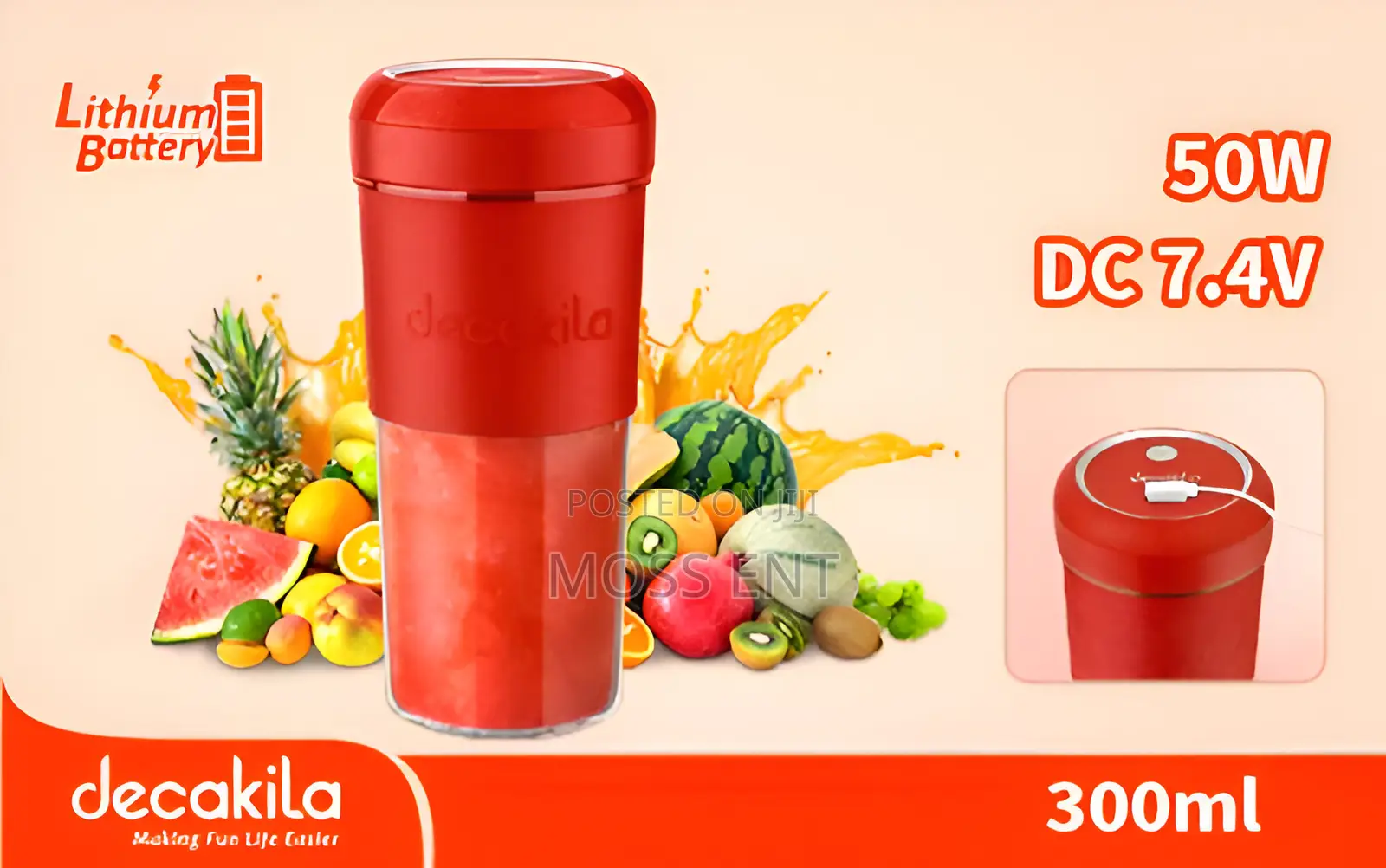 Cordless Portable Blender- KMJB012R