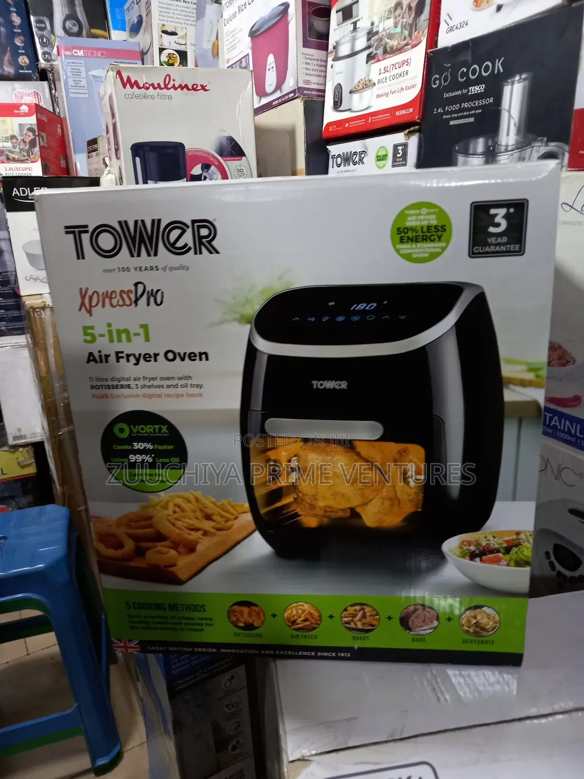 11.L Tower 5 in 1 Digital Oven Air Fryer From Uk 