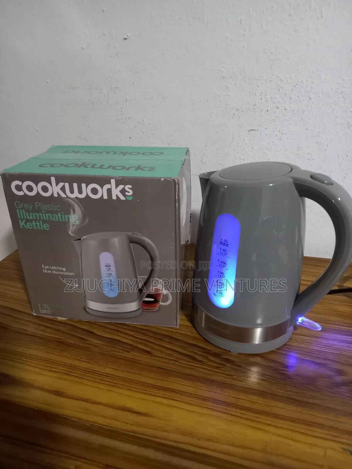 Cookworks 1.7l Plastic Kettle From Uk 