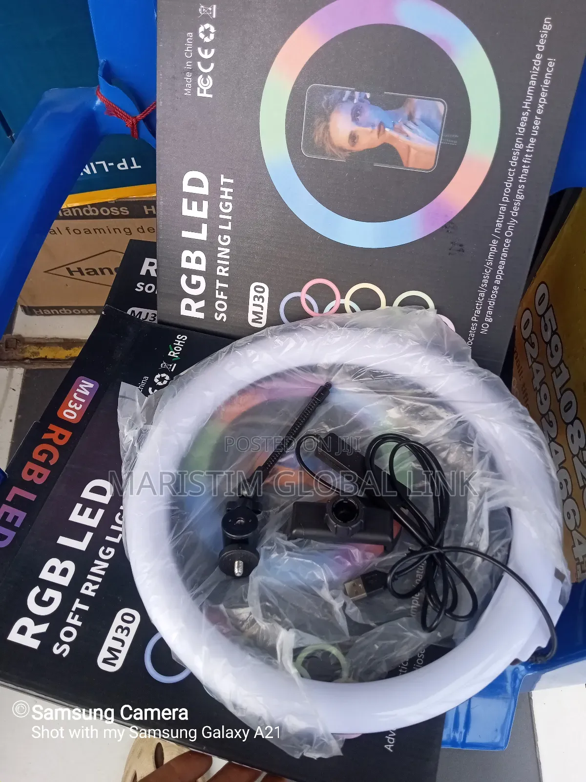 12" RGB Led Soft Ring Light Mj30