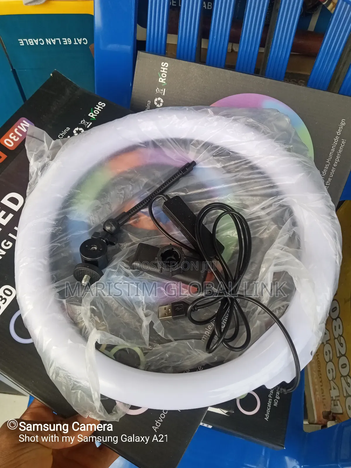 12" RGB Led Soft Ring Light Mj30