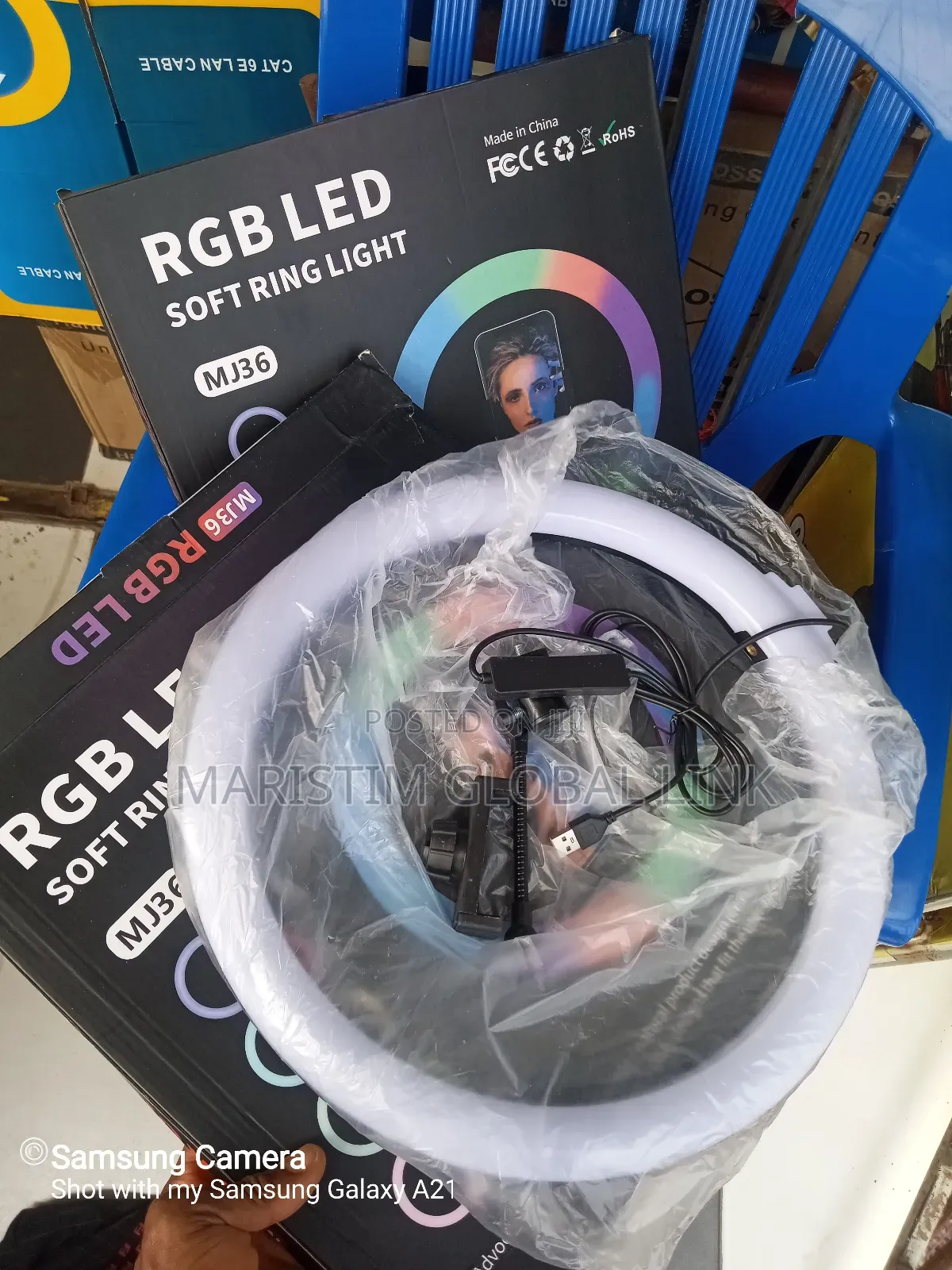 14" RGB Led Soft Ring Light Mj36
