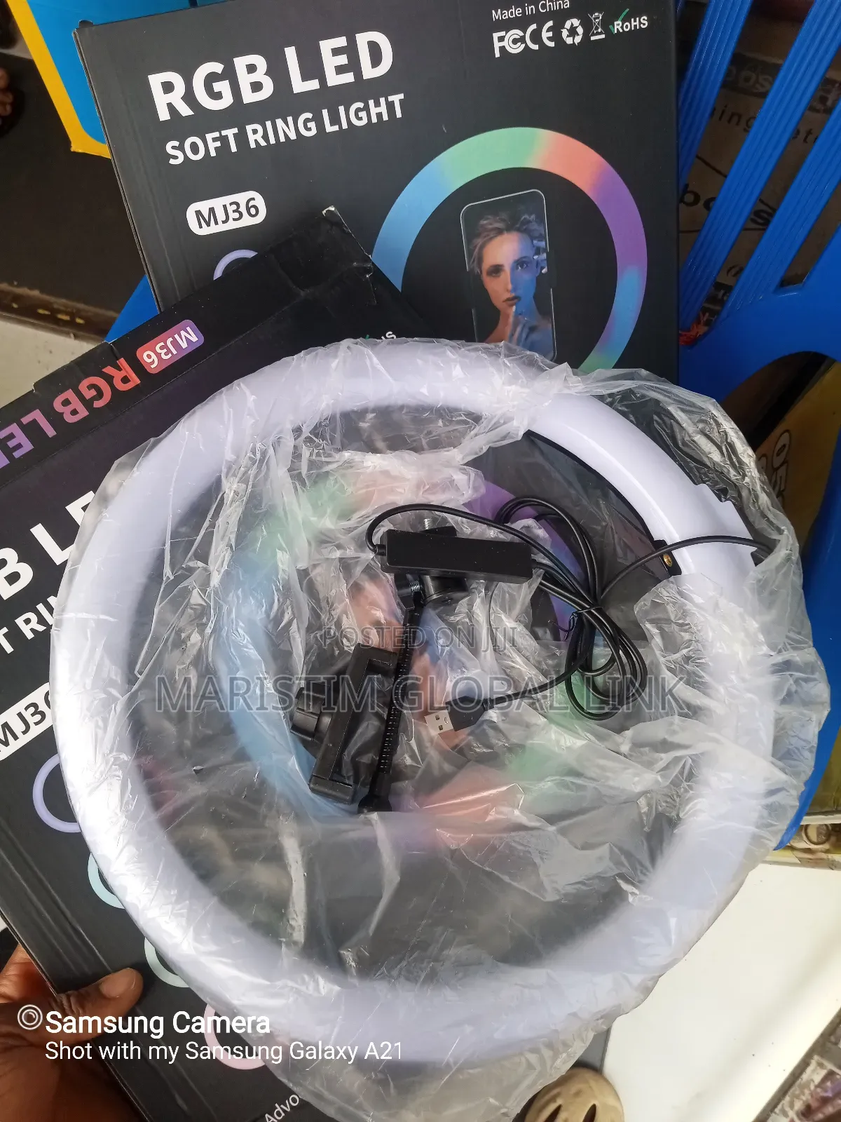14" RGB Led Soft Ring Light Mj36