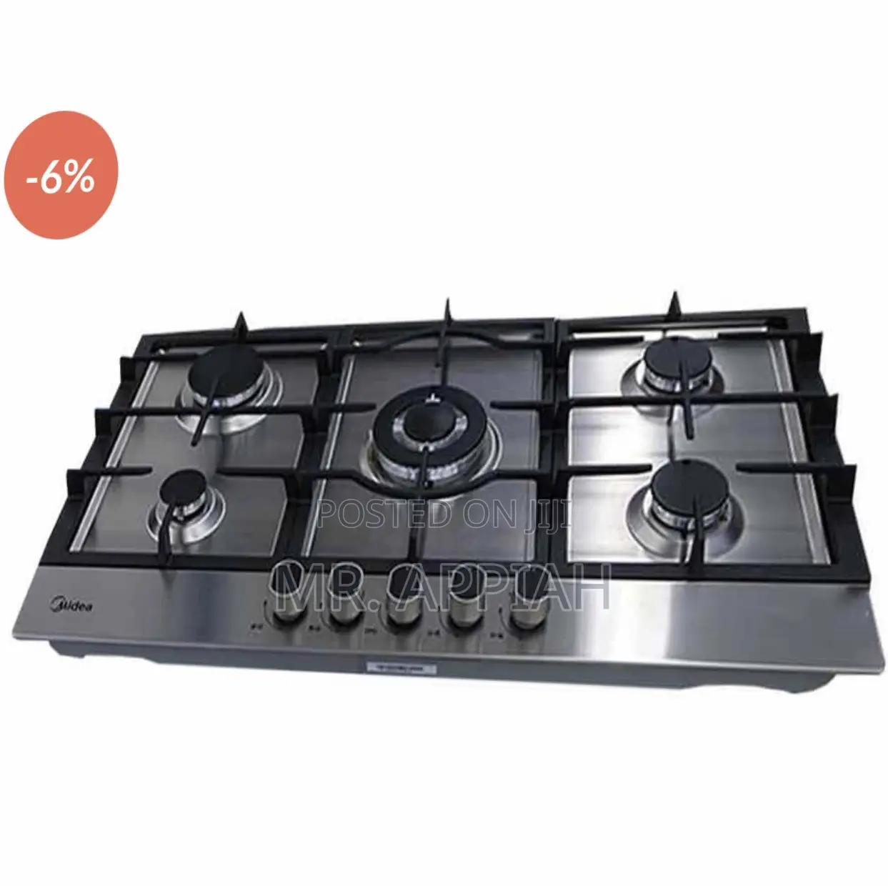 Check Out Midea 75G50ME Built-in 5 Gas Cooker(Gray).