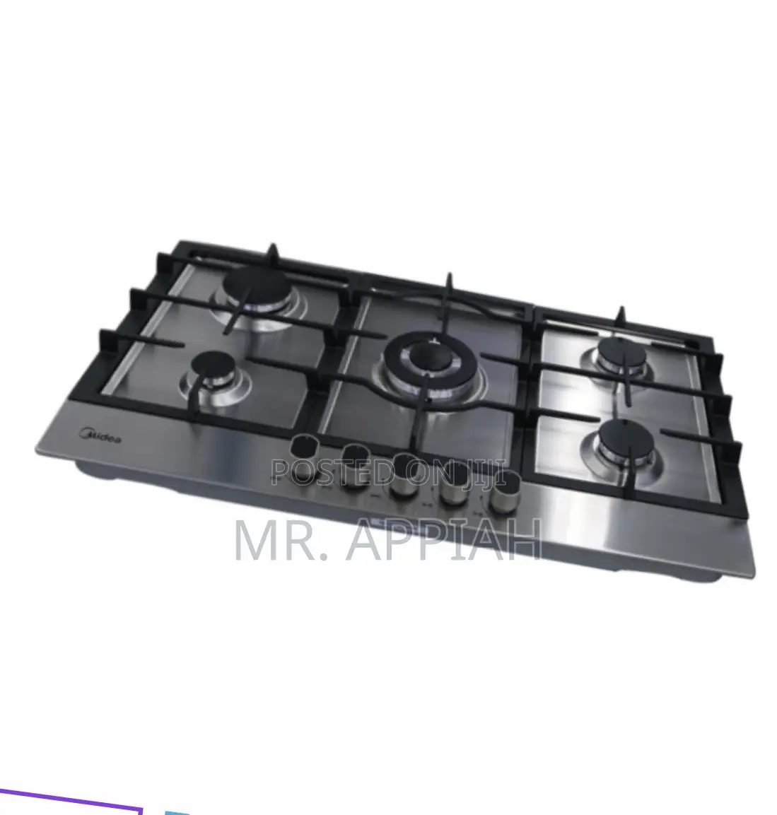 Built-in Midea 5 Gas Stainless Steel Burner(90G50ME005-Sft)