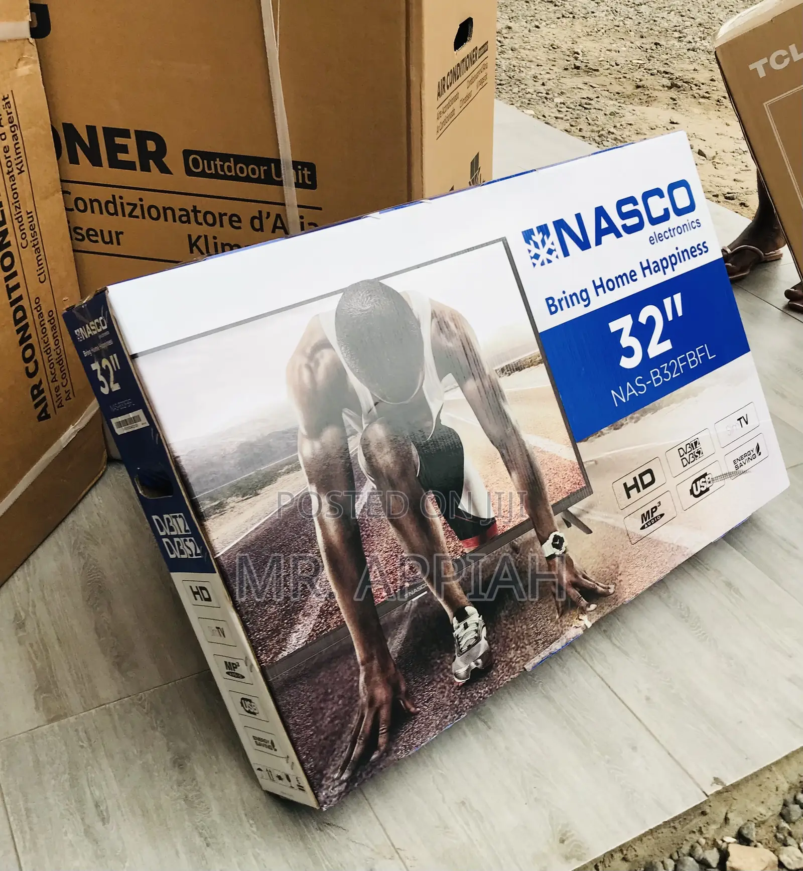 Check Out Quality Nasco 32 New Frameless Satellite Tv.