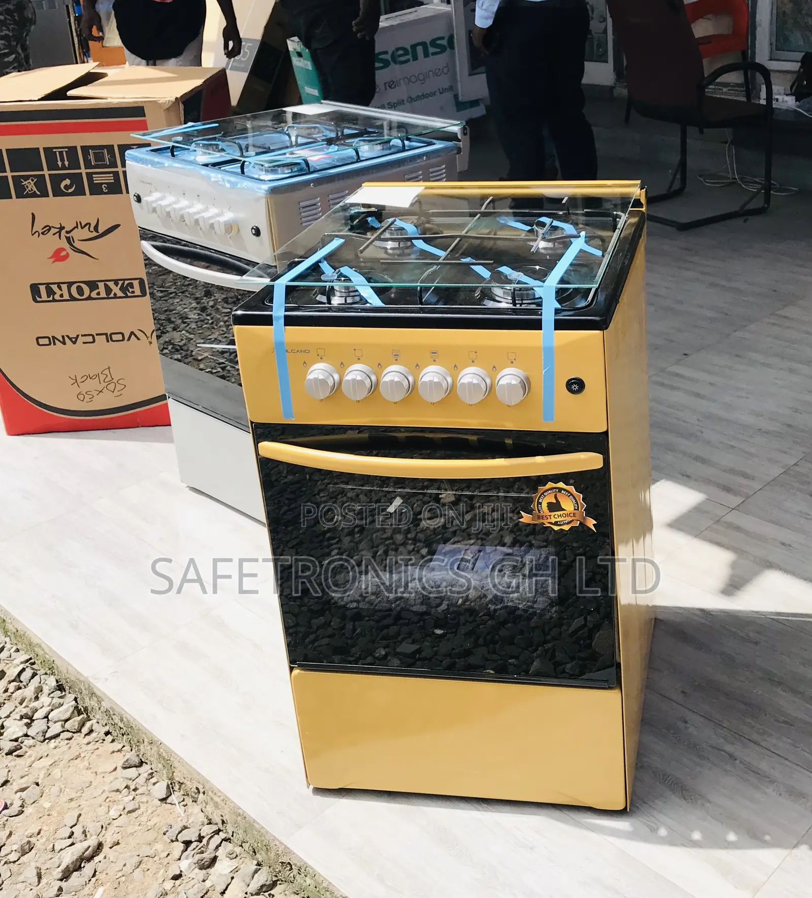  Gold 4 Gas Burner Volcano Oven/Grill 50by50 