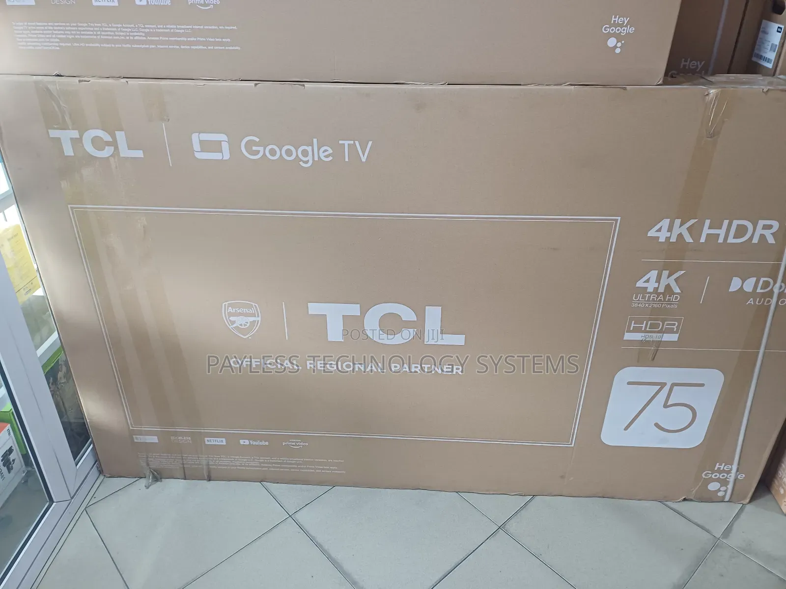 TCL 75 Inches Android Smart Uhd Televisions