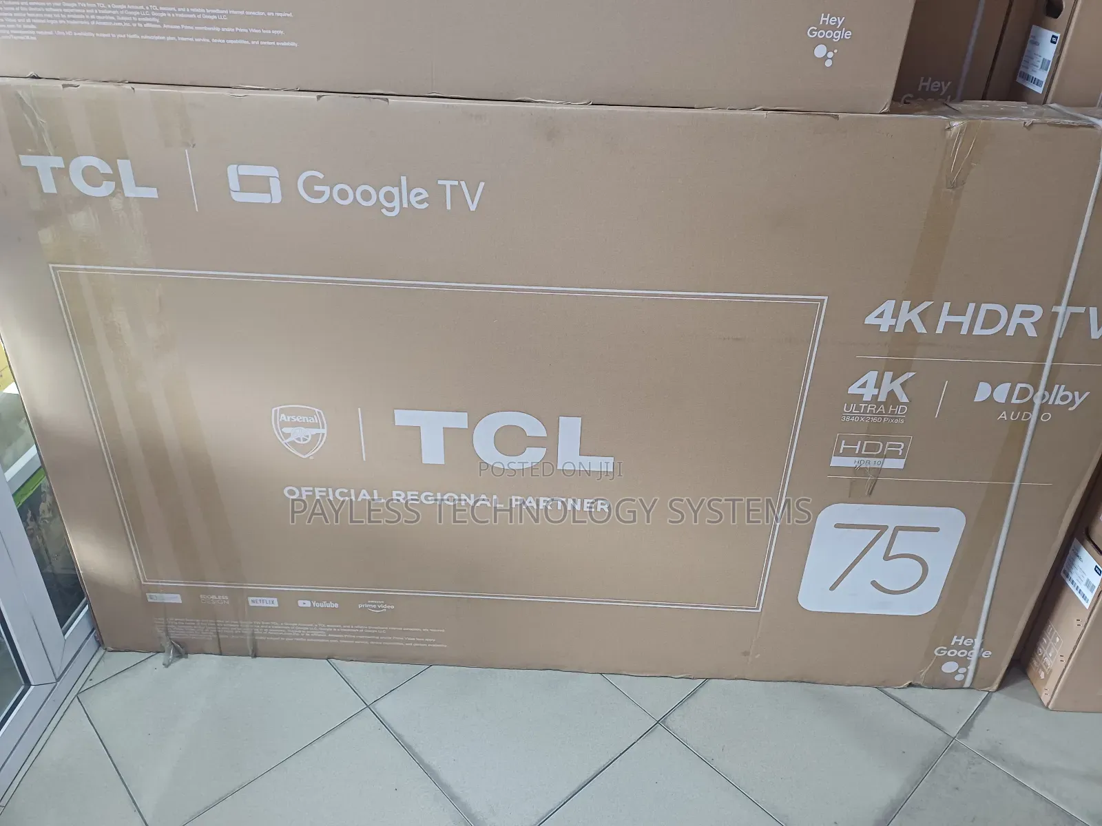 TCL 75 Inches Android Smart Uhd Televisions